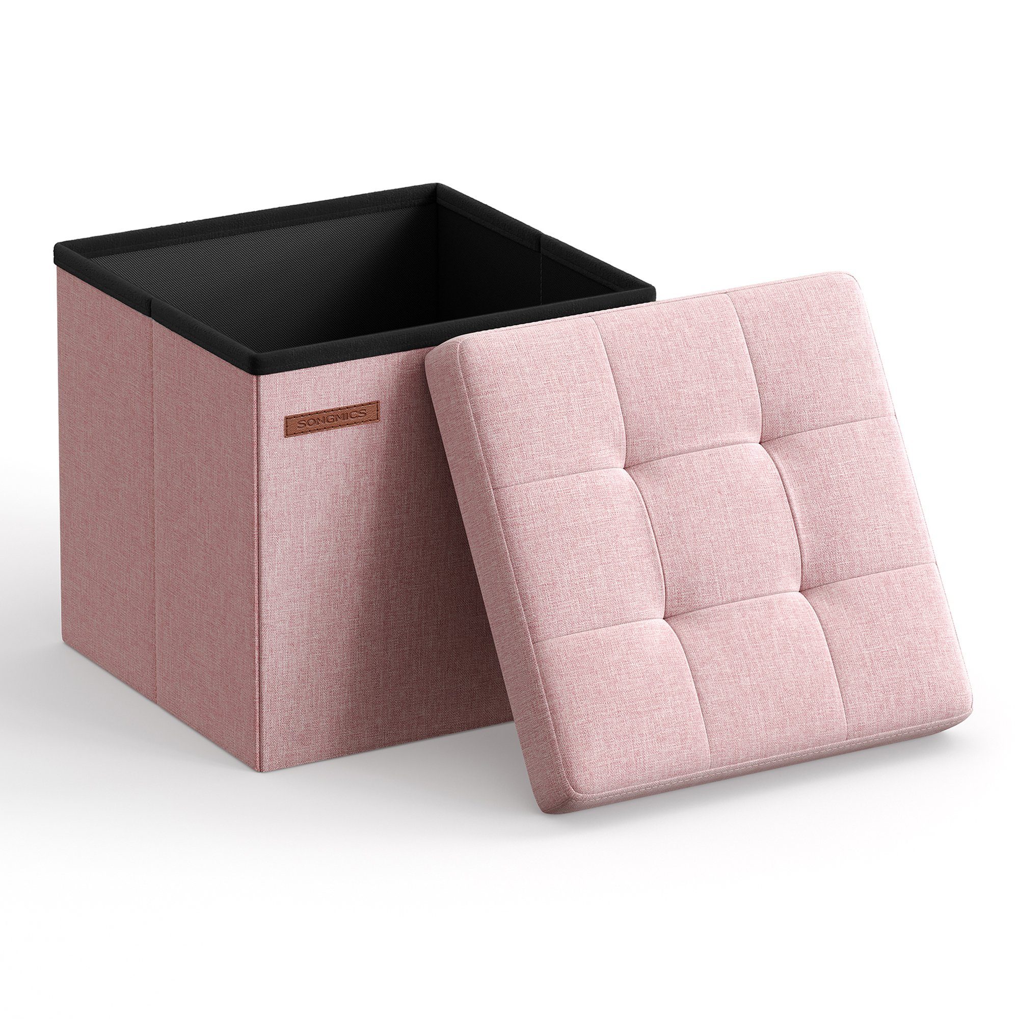 SONGMICS Sitzhocker (1 St), mit Stauraum faltbarer Hocker Sitzwürfel 30x30x günstig online kaufen