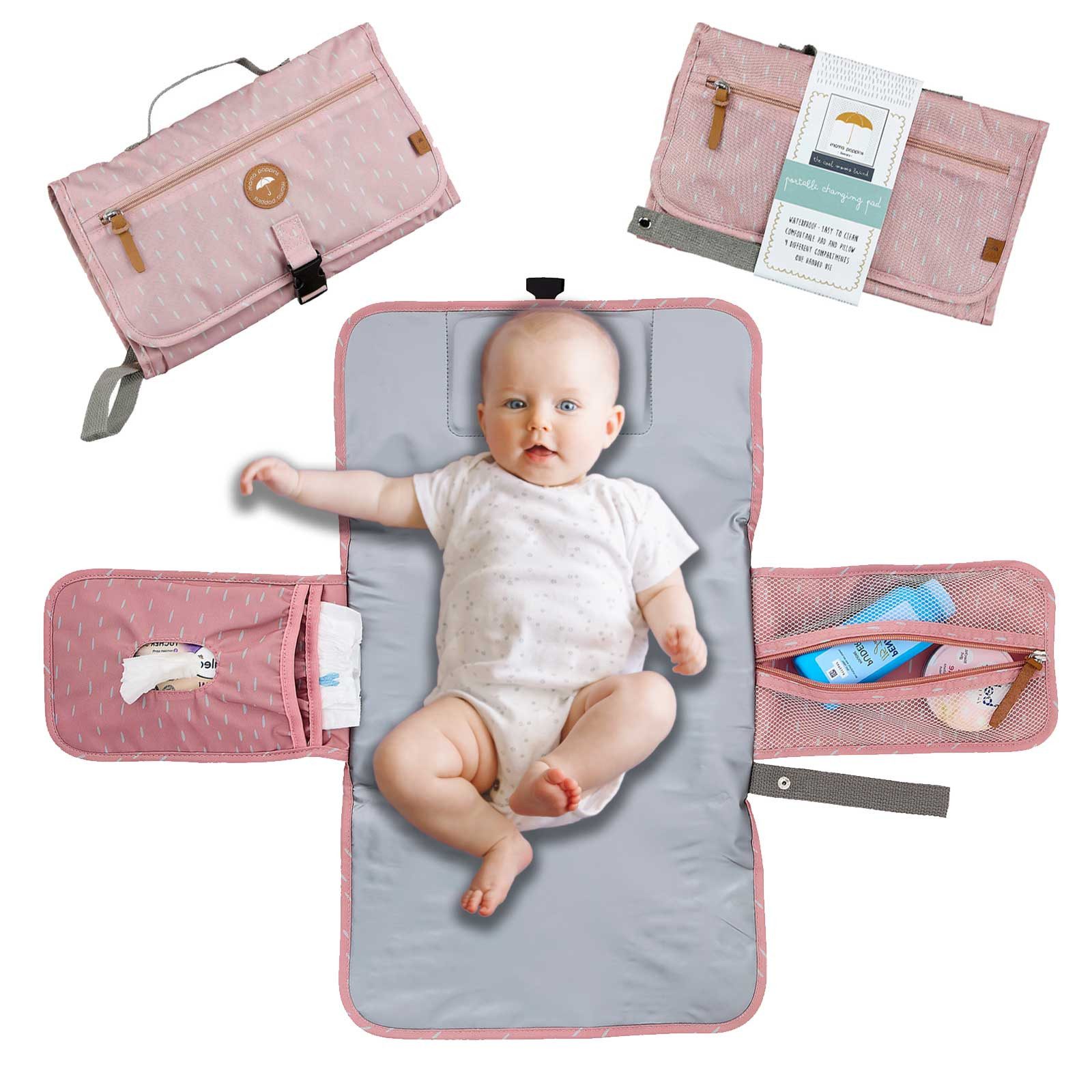 Mama Poppins Germany Wickeltasche Wickelunterlage für Unterwegs mit vielen günstig online kaufen