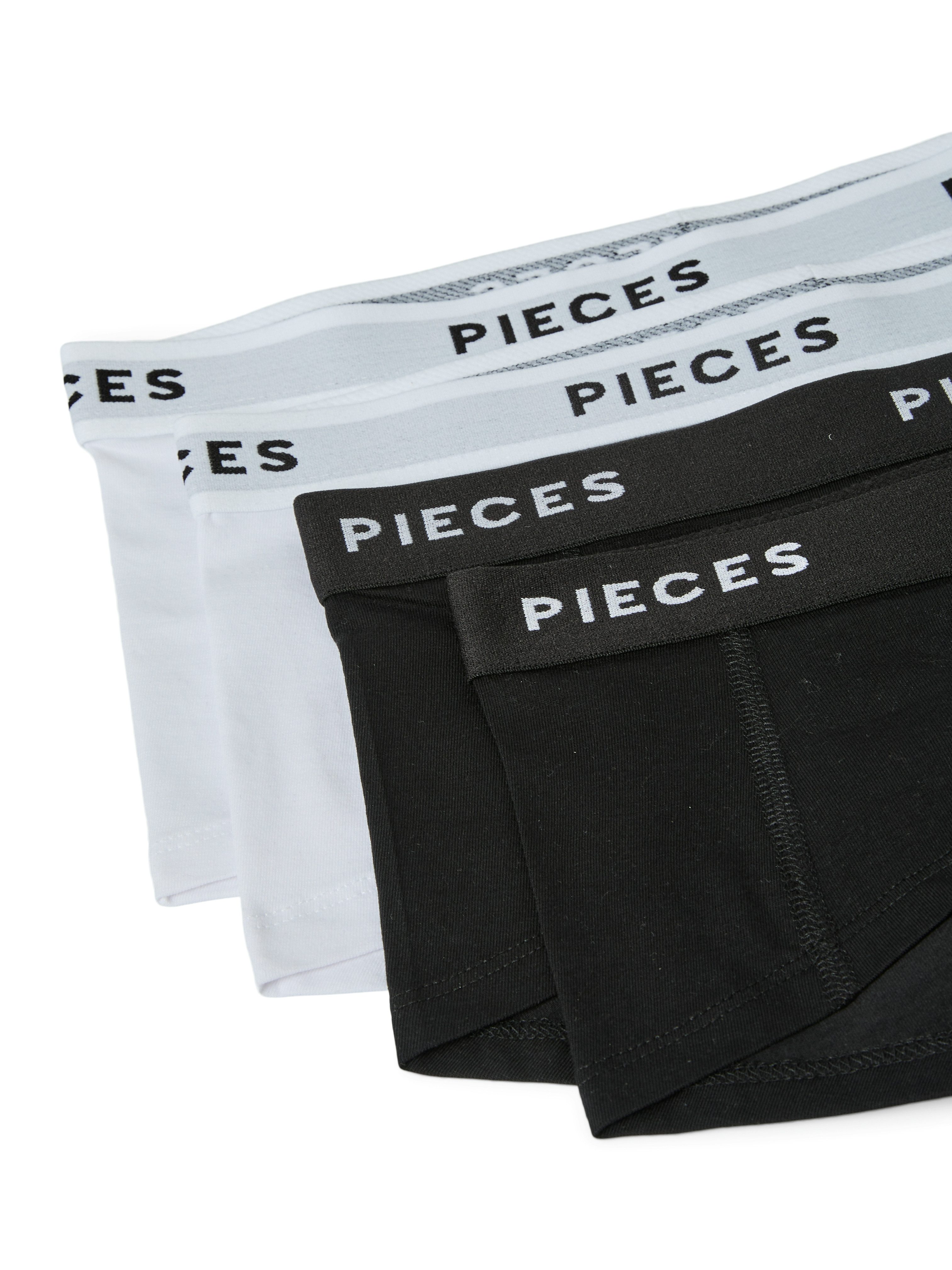 Hipster PCLOGO LADY 4 PACK SOLID NOOS BC