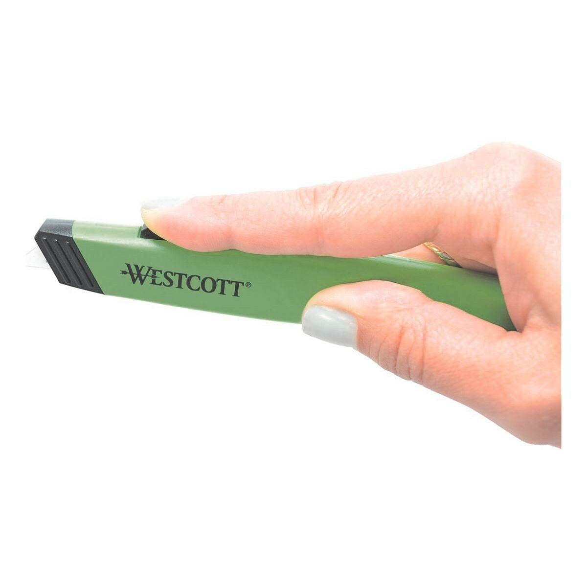 WESTCOTT Cuttermesser, mit Keramikklinge, automatisch einziehbar