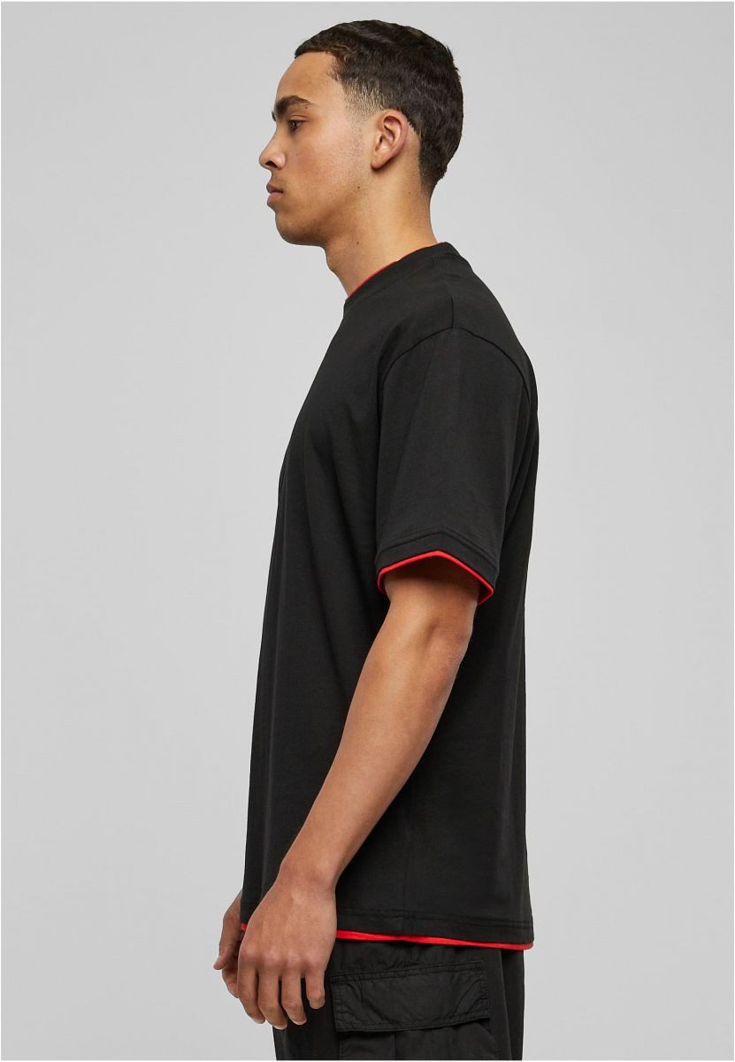 URBAN CLASSICS Rundhalsshirt Contrast Tall Tee M bis 6XL günstig online kaufen