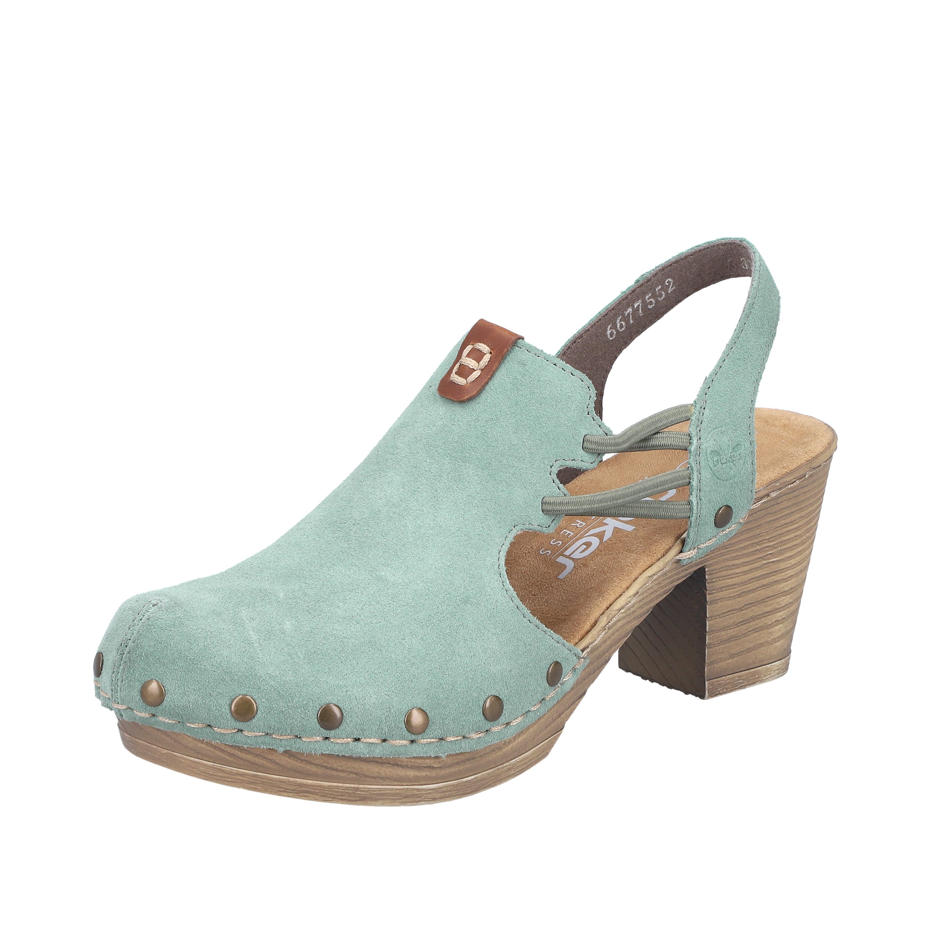 Rieker Clog Sabot, Sandalette, Sommerschuh mit seitlichen Gummizügen