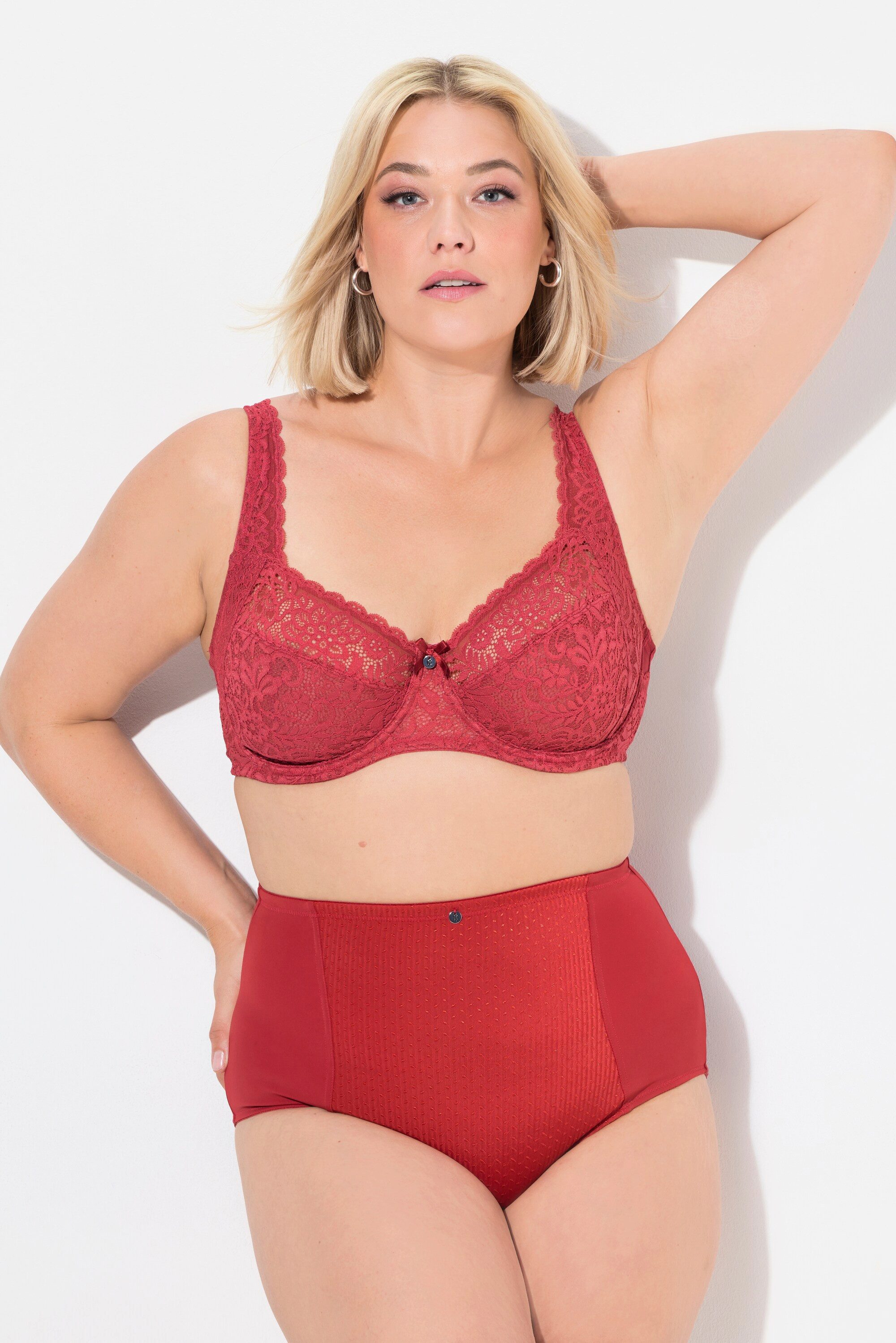 Miederhose Miederhose High Waist Jacquard-Einsatz