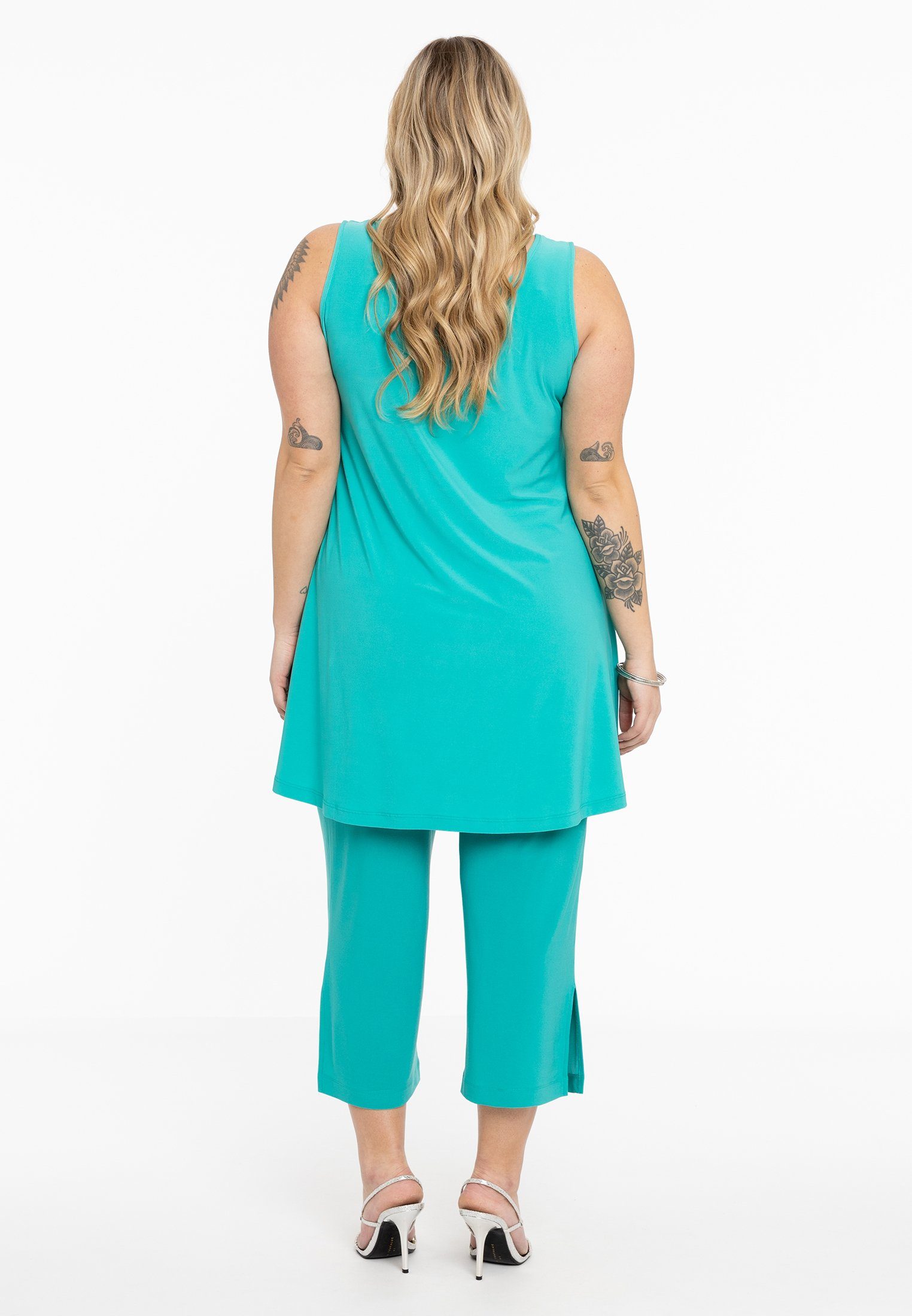 YOEK Shirttop Damen Longtops Große Größen