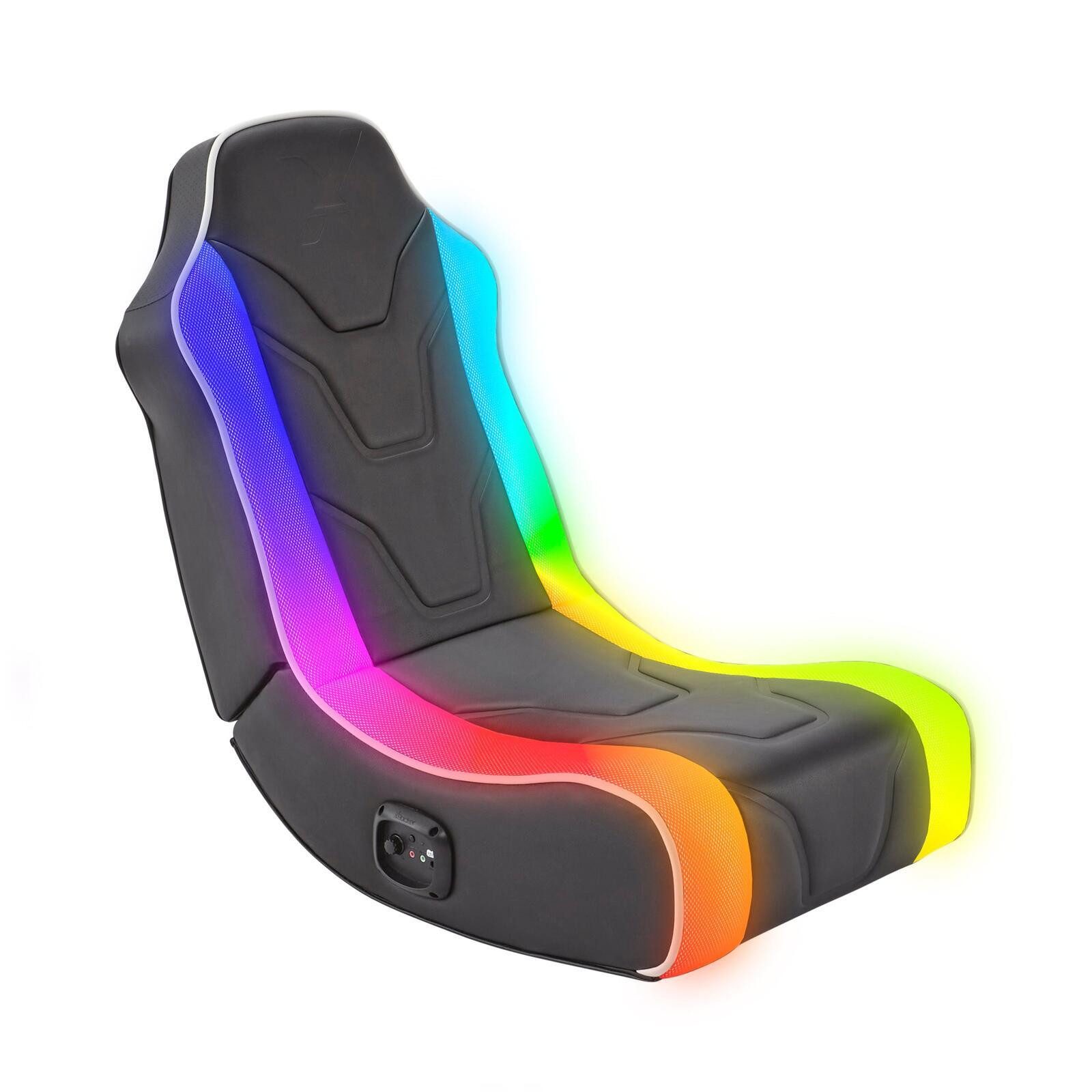 X Rocker Gaming-Stuhl Chimera RGB 2.0 Floor Rocker - schwarz