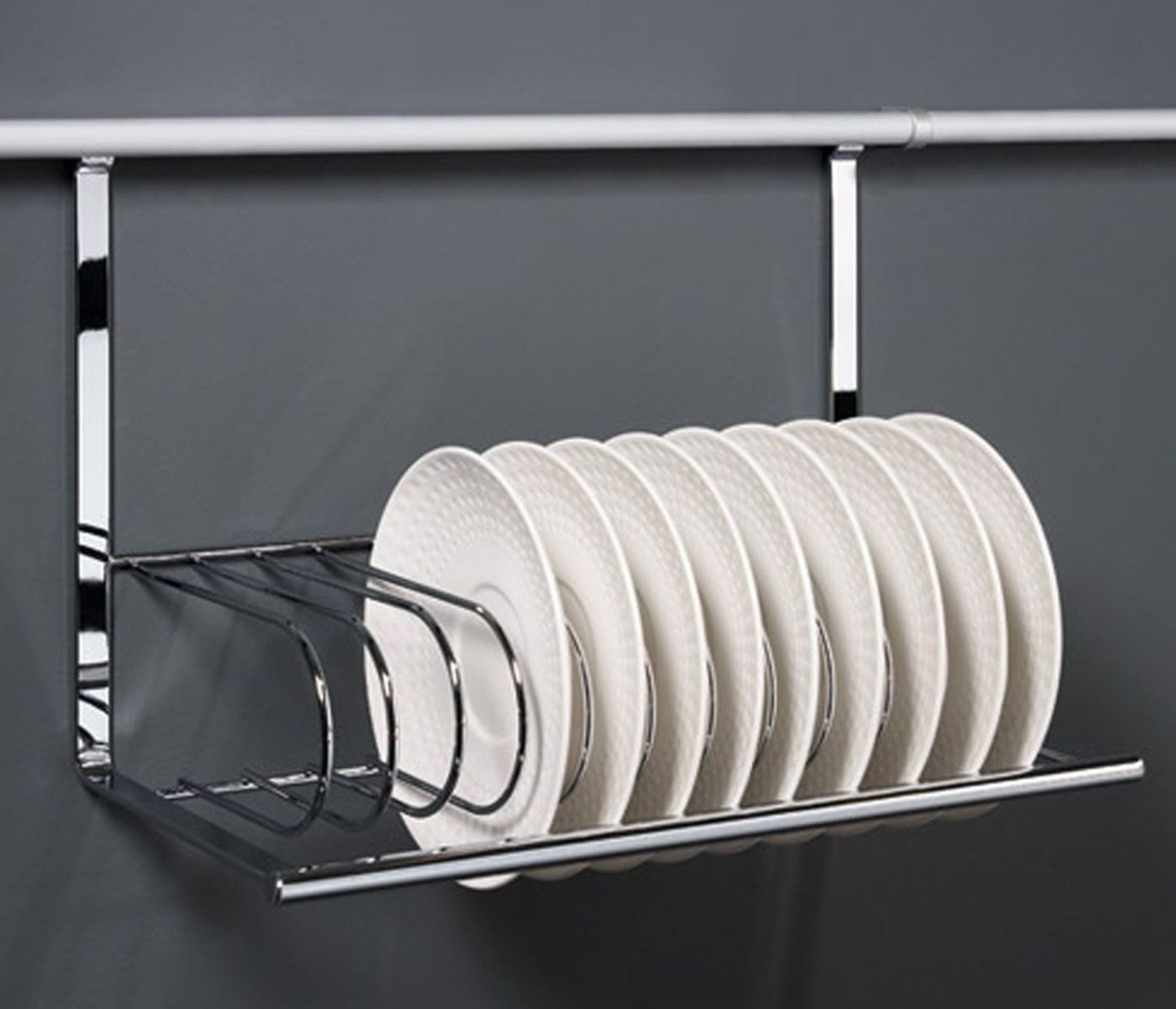 livingpoint24 Besteck-Set Kesseböhmer Linero 2000, Tellerhalter, Abtropfständer für 12 Teller, Metall