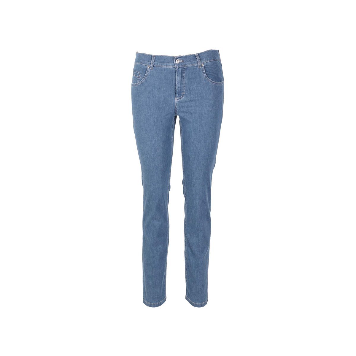 5-Pocket-Jeans hell-blau ANGELS (1-tlg)