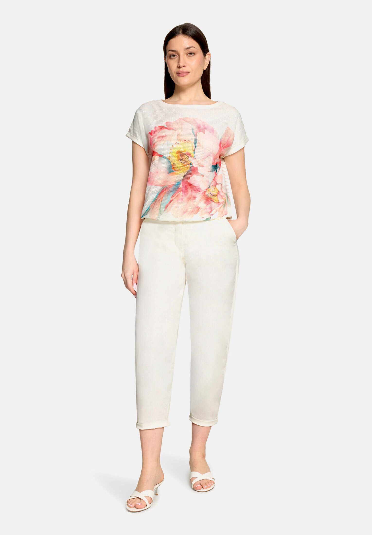 Betty Barclay Kurzarmshirt Damen mit Gummizug (1-tlg)