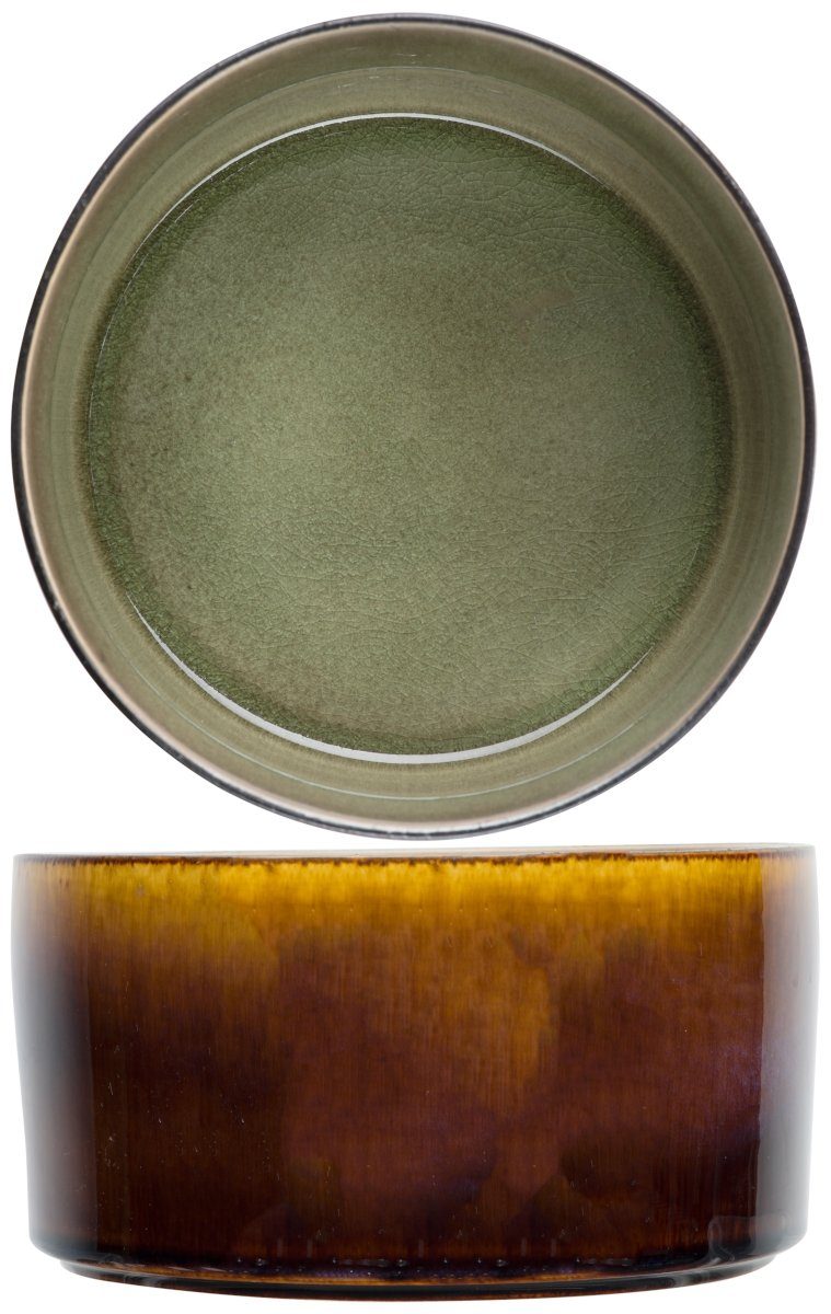 Cosy & Trendy Schüssel Quintana Green Schüssel 19,5 cm, Porzellan, (Schüsseln & Чаши), QUINTANA GREEN SCHÜSSEL D19,5XH10CM