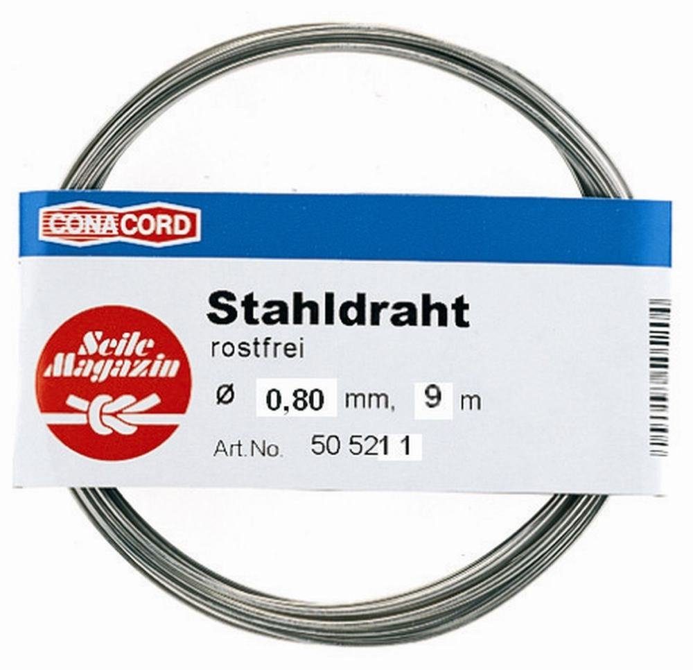Aco Draht Conacord Stahldraht Ø 0,8 mm x 9 m