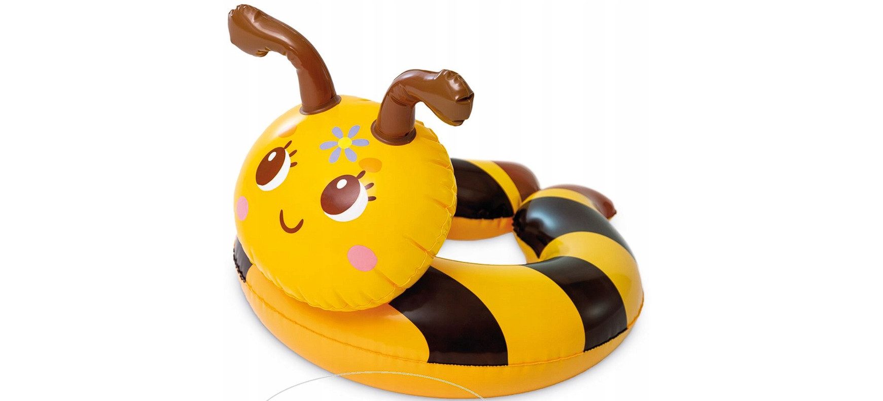 Festivalartikel Плавающие круги Aufblasbares Kinder Schwimmring Bienenmuster PVC 58cmx55cm (1-tlg)