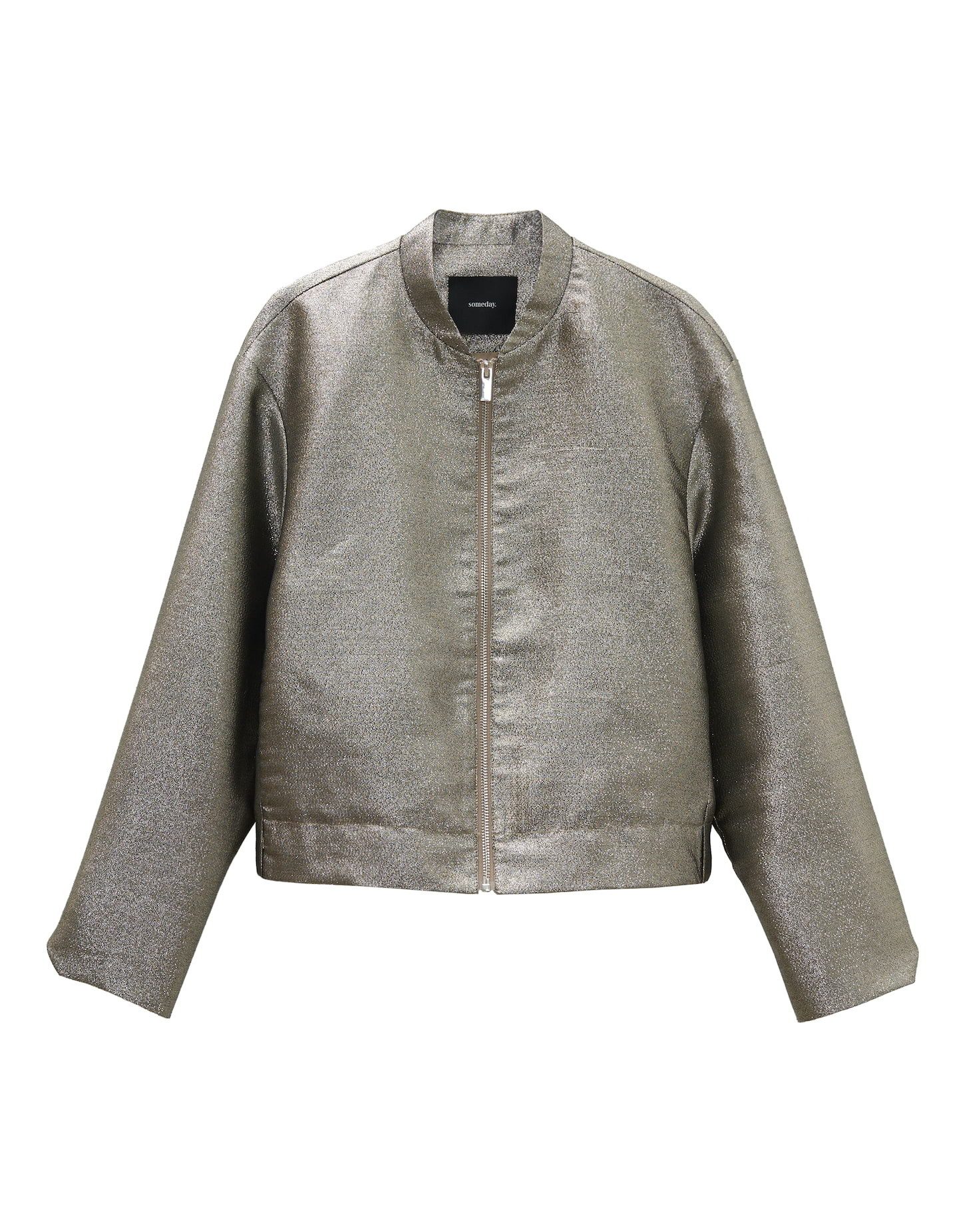 someday Jackenblazer Blouson NIRLONA Loose mit schimmernder Oberfläche