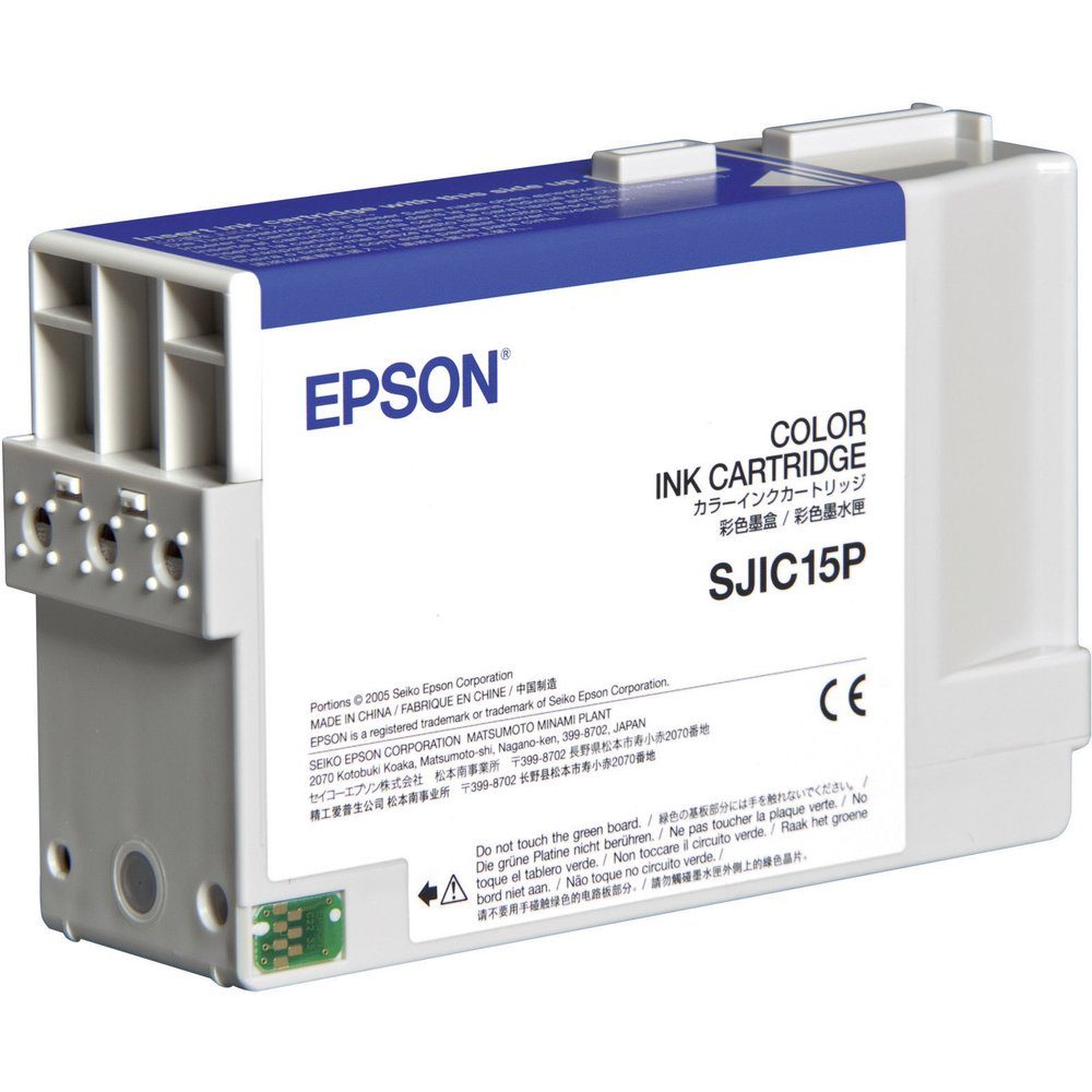 Epson Epson Druckerpatrone SJIC15P Original Cyan, Magenta, Gelb C33S020464 Tintenpatrone