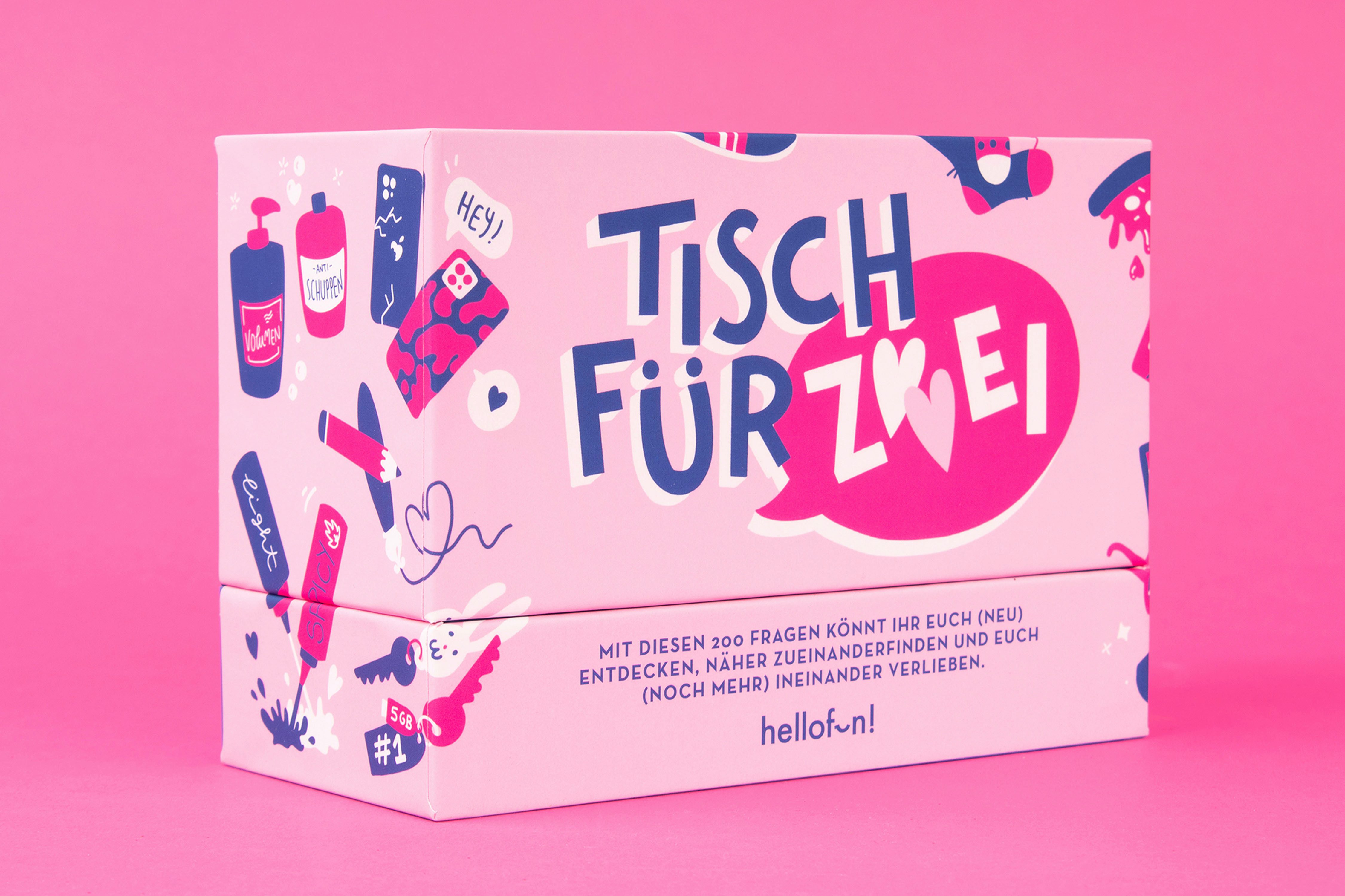 hellofun! Spiel Tisch für Zwei, Spiel für Paare