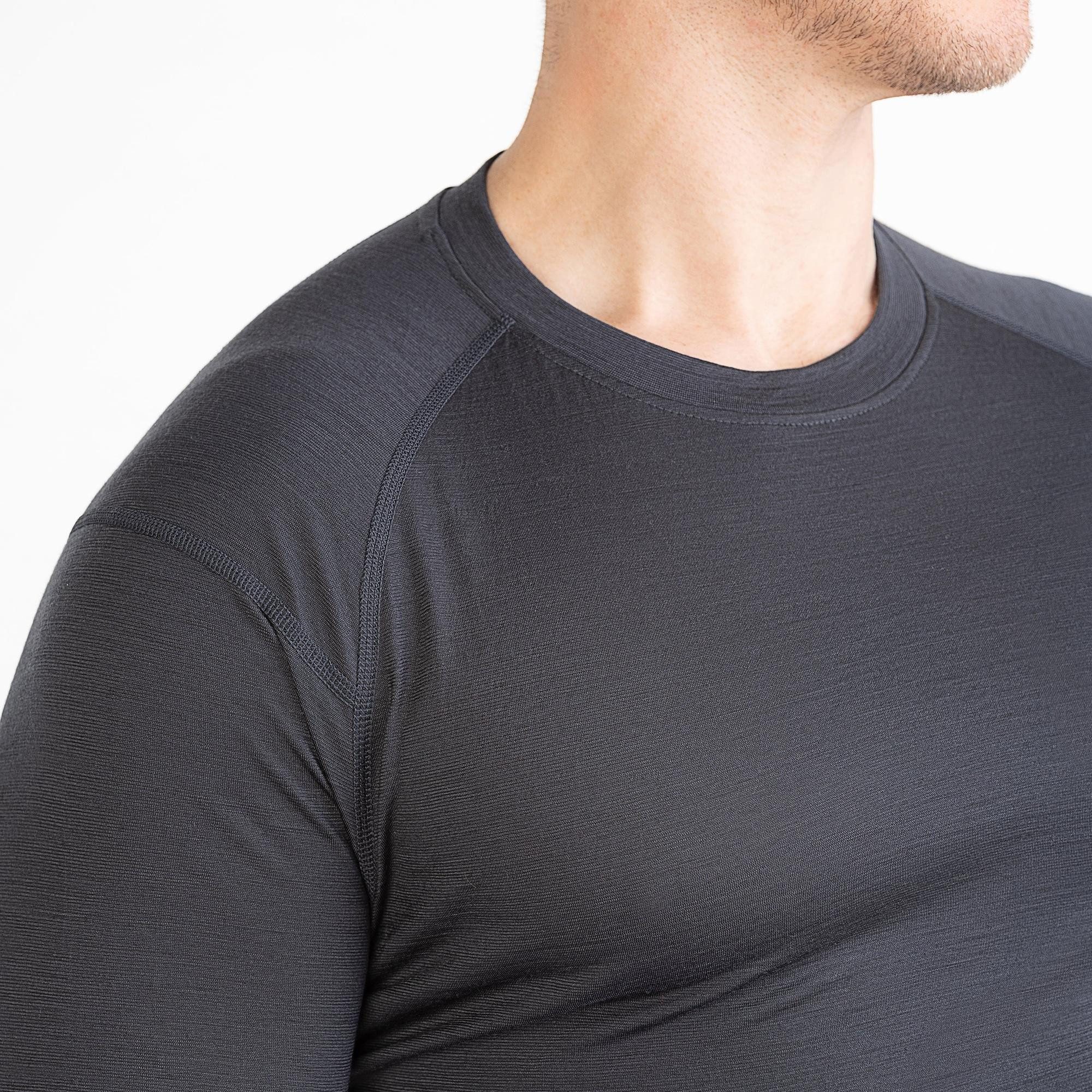 Tom Fyfe Thermounterhemd TOM FYFE Merino Activewear Langarm Herren Anthrazit / M