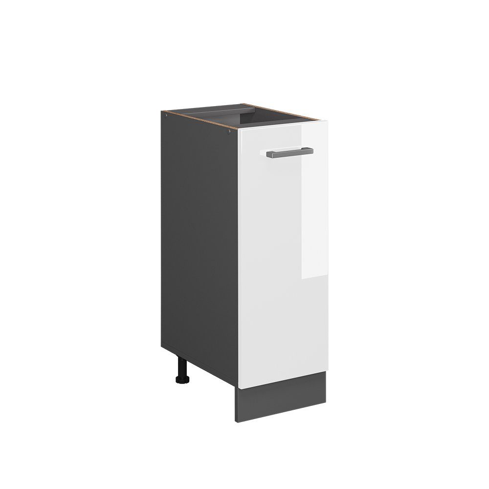 Vicco Apothekerschrank R-Line, Weiß Hochglanz/Anthrazit, 30 günstig online kaufen