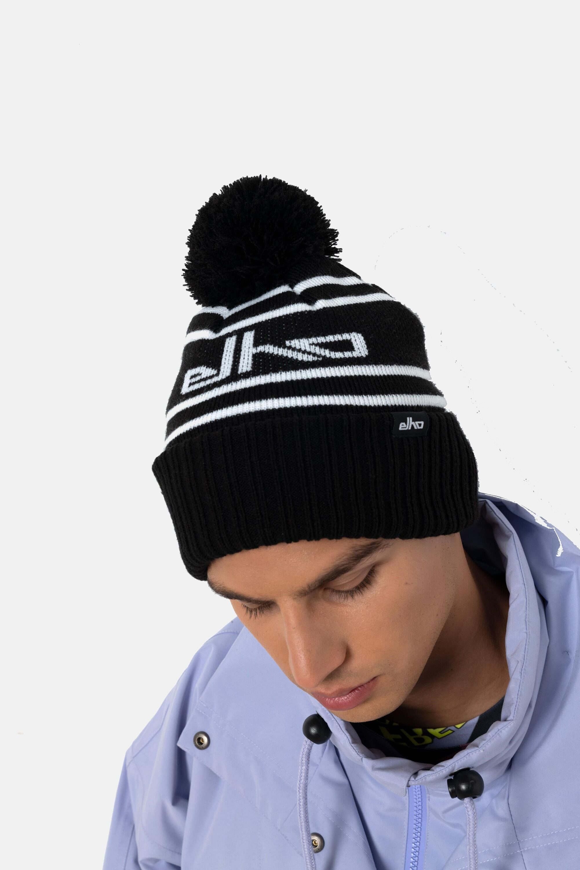 Strickmütze Coole Mütze mit Streifendesign