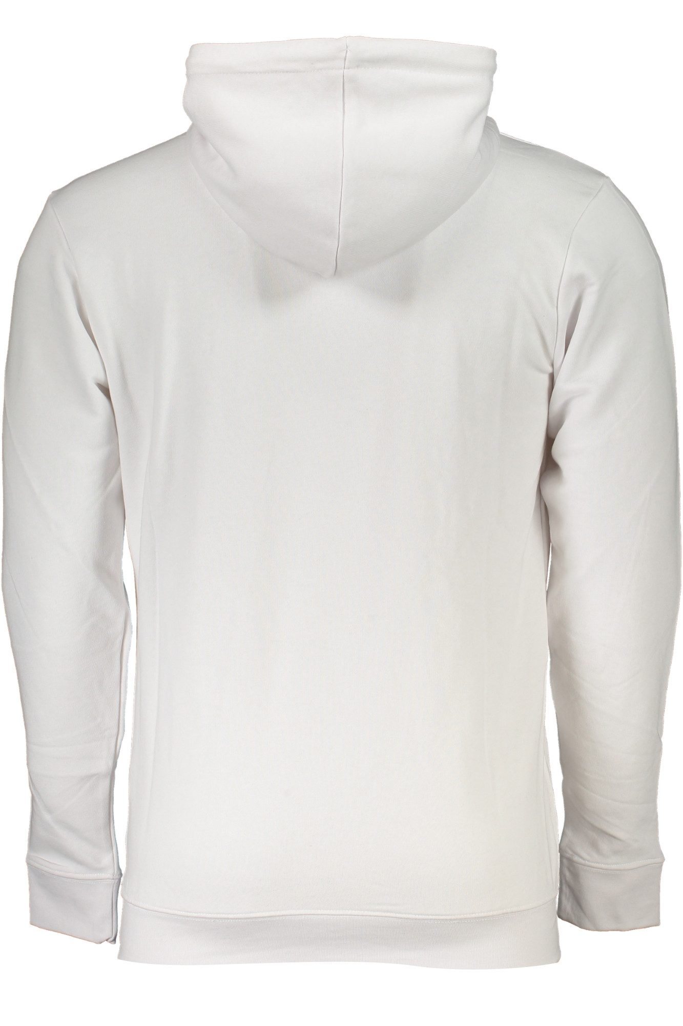 Cavalli Class Sweatshirt Weißes Herren Kapuzensweatshirt ohne
