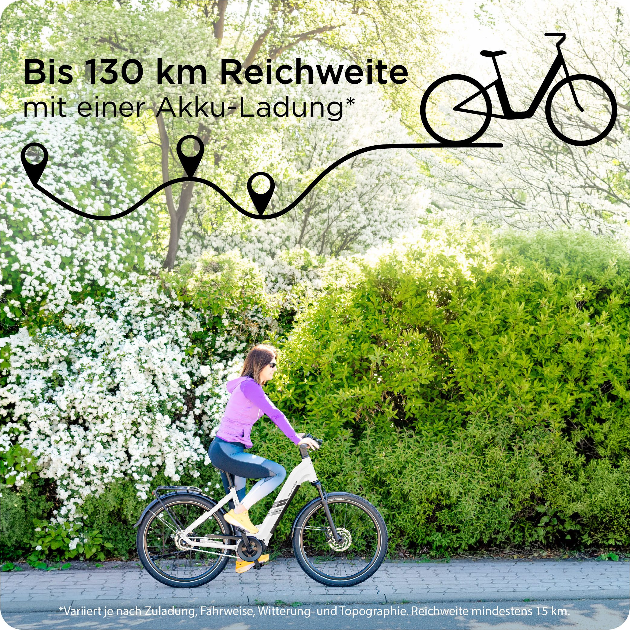 Zündapp E-Bike Cityrad X885, 7 Gang, Nabenschaltung, Mittelmotor, 550 Wh
