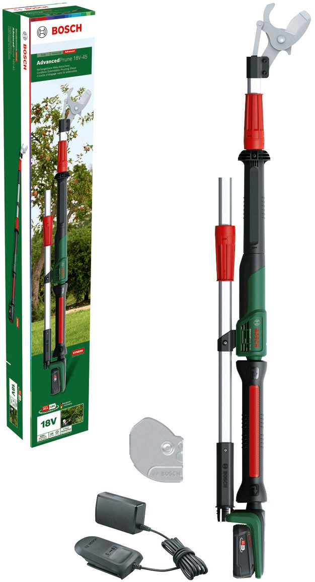 Bosch Home & Garden Akku-Heckenschere AdvancedPrune 18V-45, bis 1,8 m Arbeitshöhe, inkl. Akku 2 Ah und Ladegerät AL 18V-20 – Bild 4 von 5