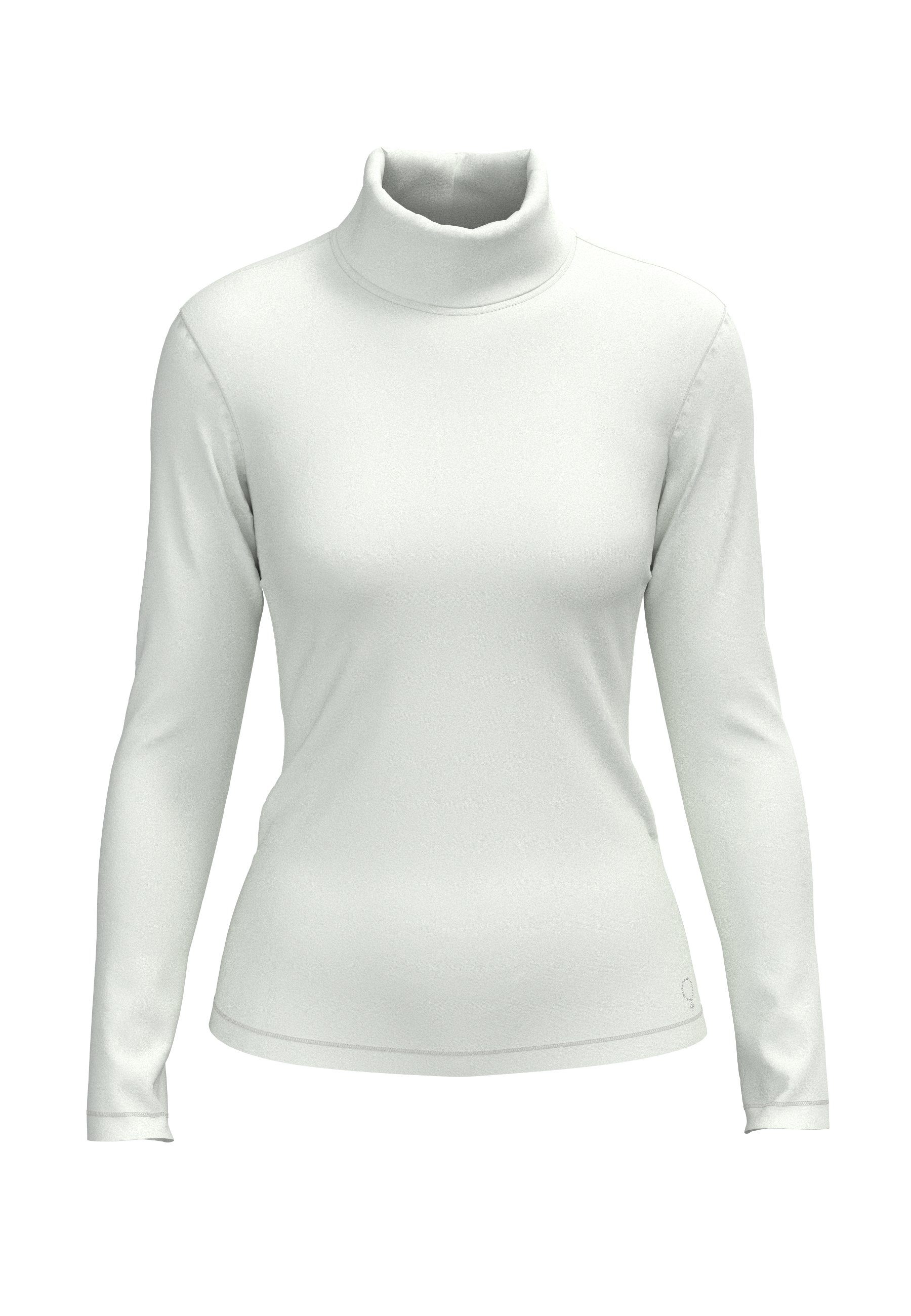 BOVIVA Langarmshirt Soft bamboo (1-tlg) Jersey weiß | T-Shirts