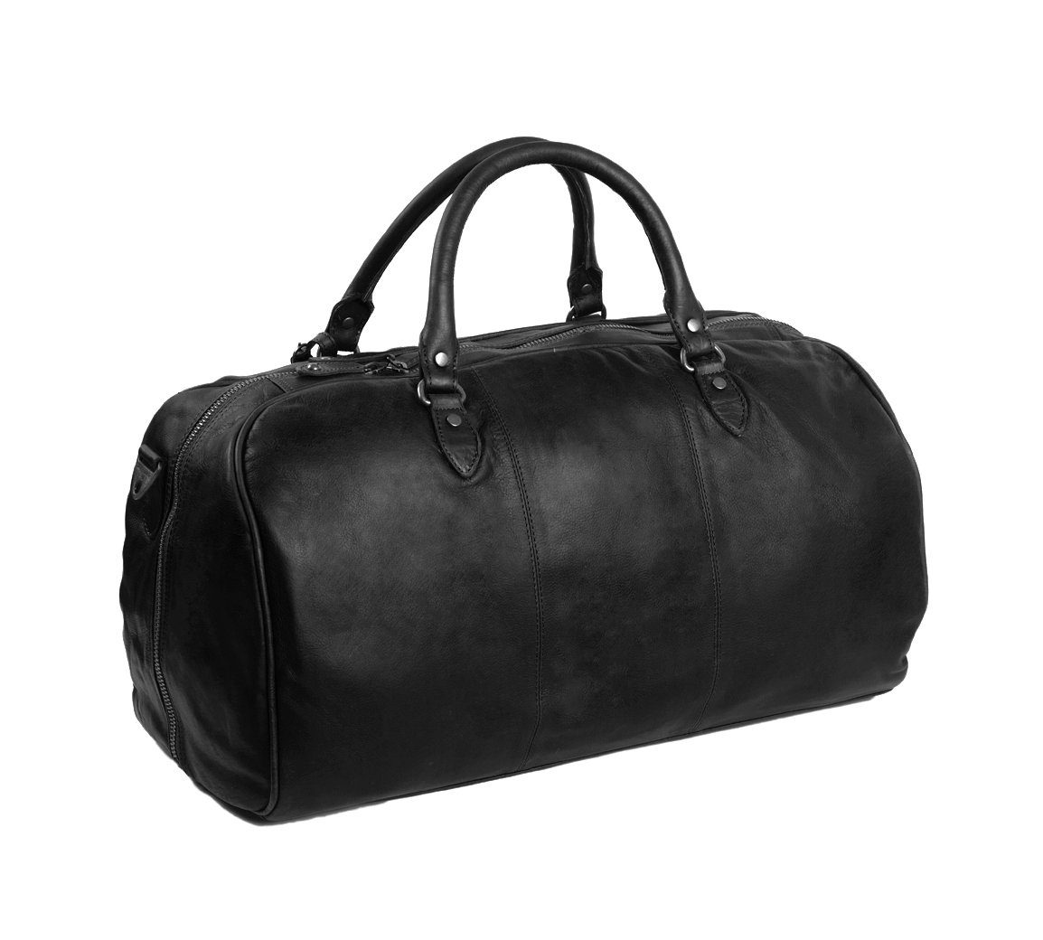 (1-tlg), Pull-up black Chesterfield The Wax Reisetasche Brand Leder William