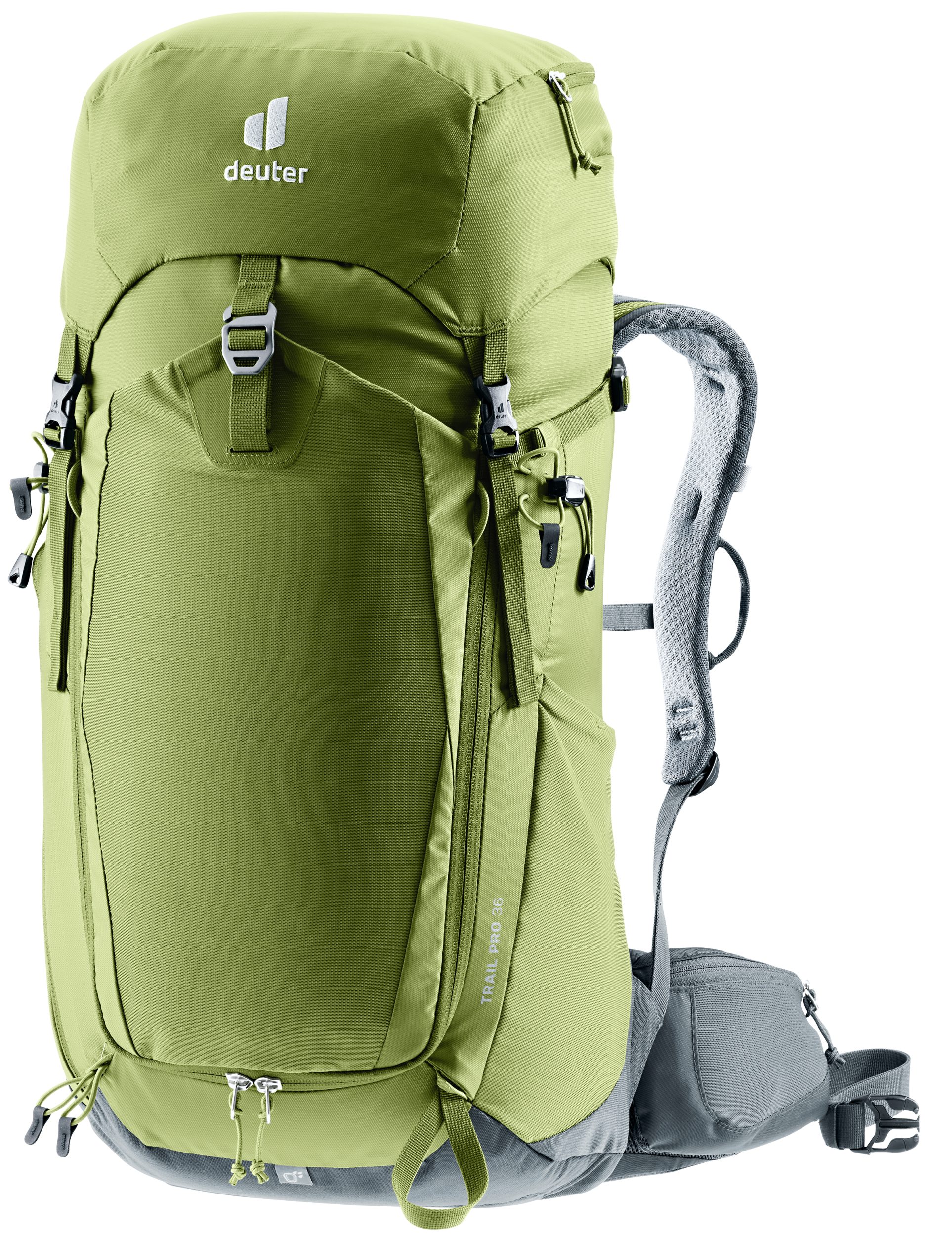 deuter Wanderrucksack Trail Pro 36 Wanderrucksack meadow-graphite (grün)