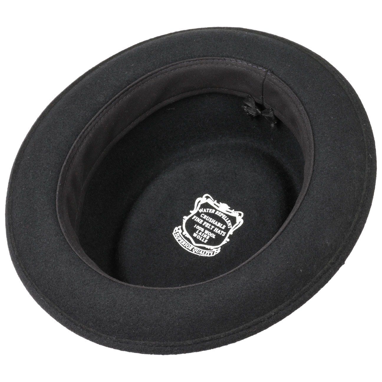 Lierys Fedora (1-St) Fedora mit Ripsband, Made in Italy