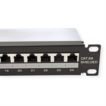 Trendnet TC-P24C6AS Patch Panel Netzwerk-Panel (bestückt, 24 Ports, 24-Port Cat6A geschirmt)