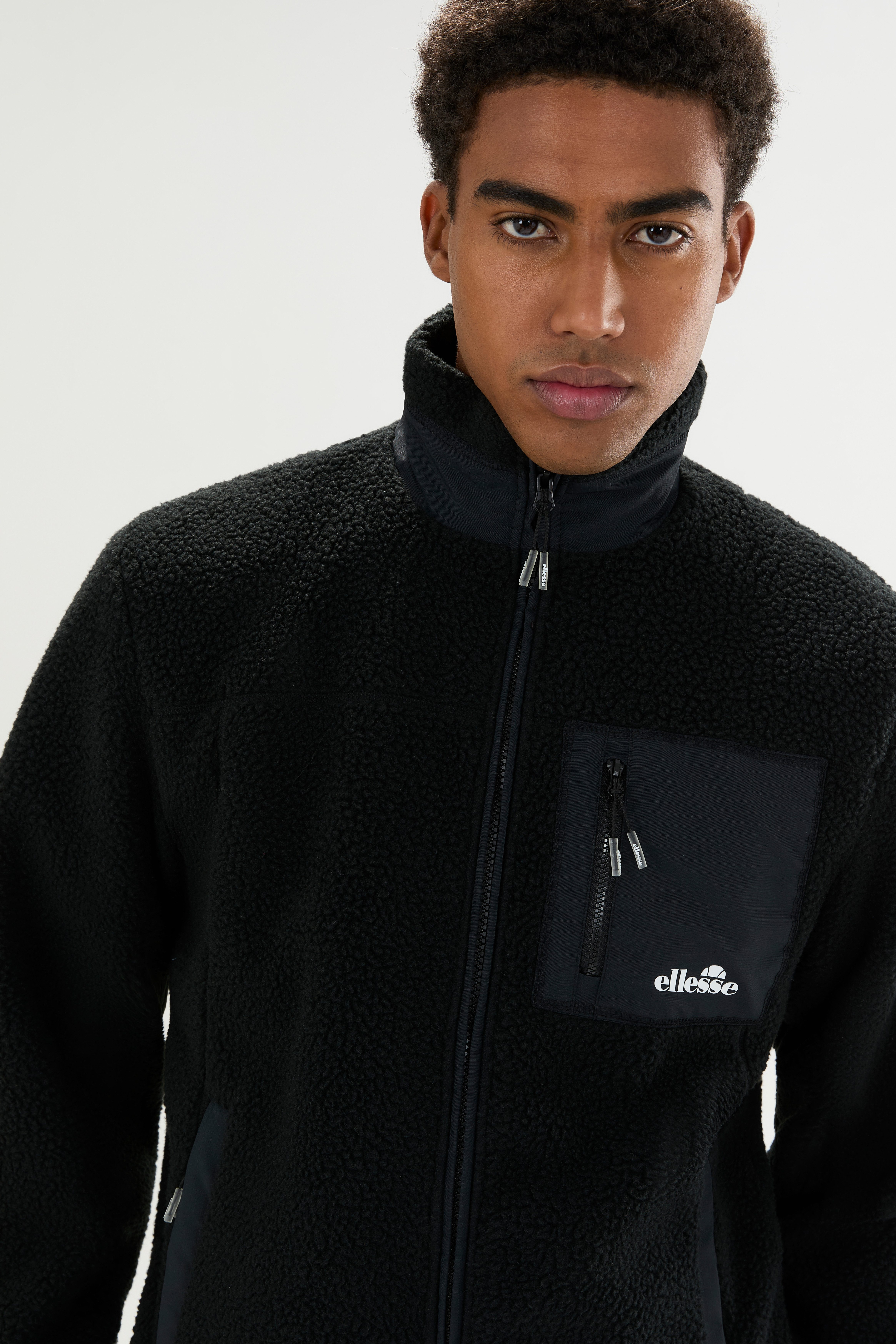 Ellesse Fleecejacke ZERANO 2 FZ JACKET mit Reißverschluss, normale Länge, aus Polyester – Bild 3 von 5