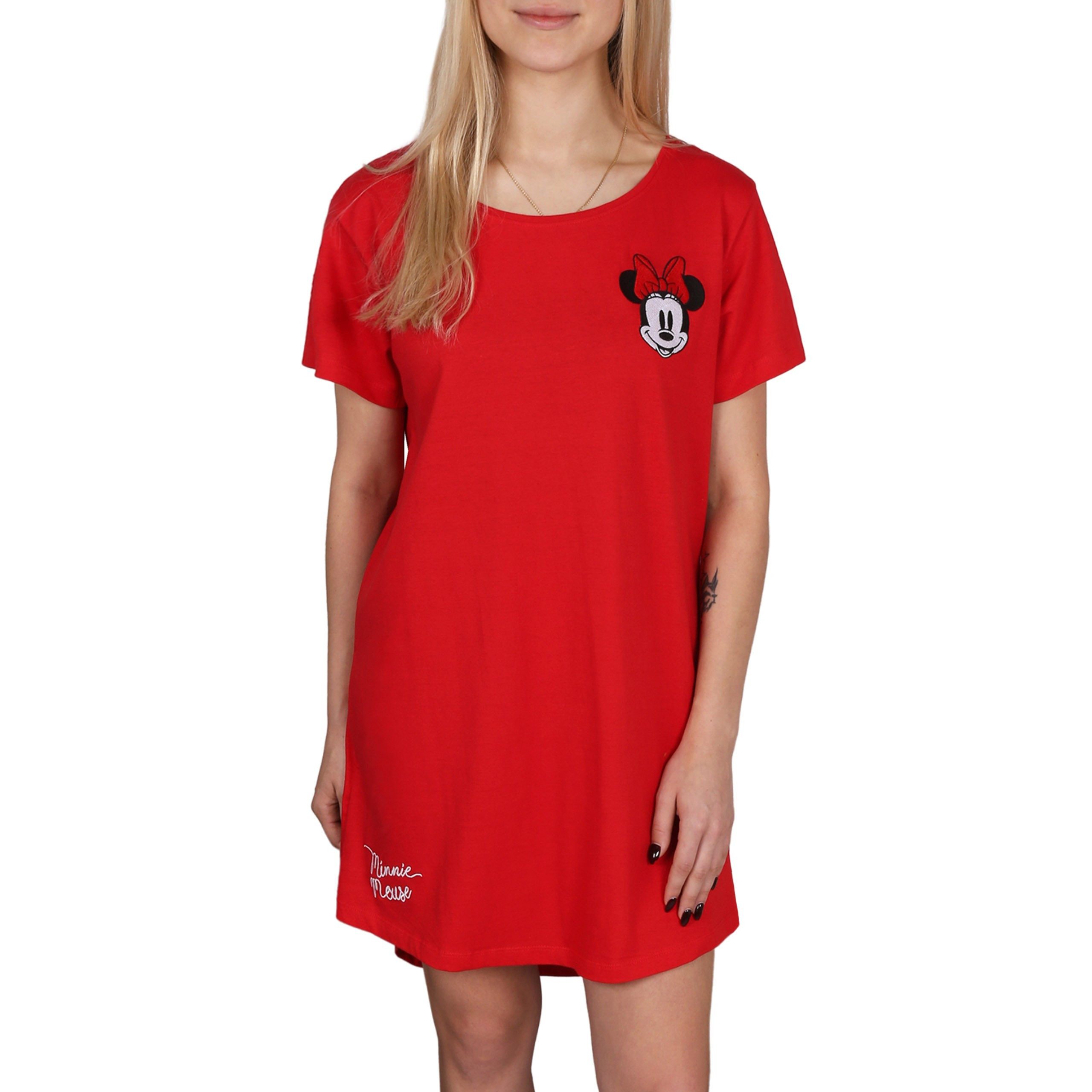 Sarcia.eu Nachthemd Minnie Mouse DISNEY rotes, günstig online kaufen