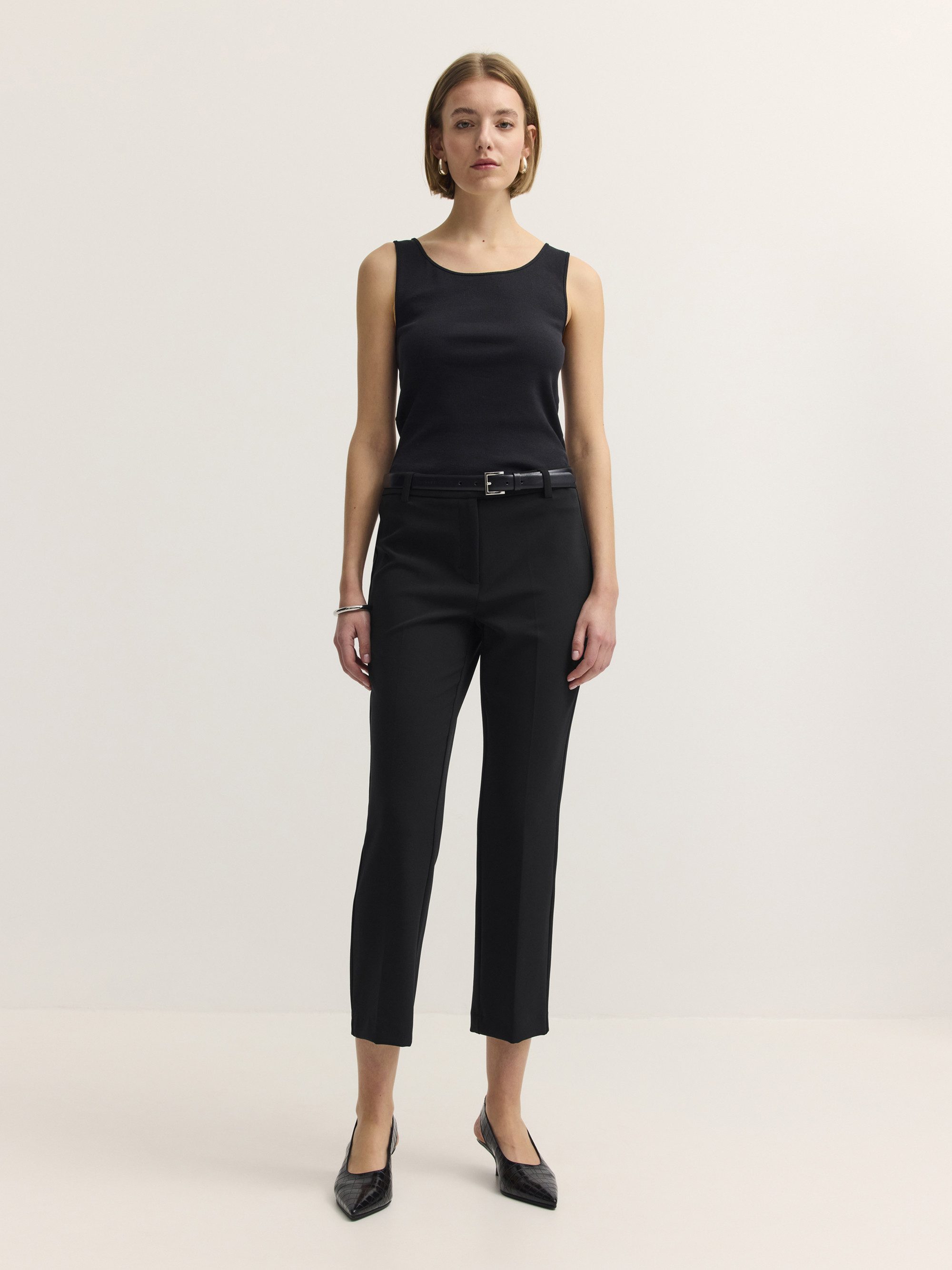 bugatti Stoffhose Modern Fit Modern Fit Stretch Schlanke Form
