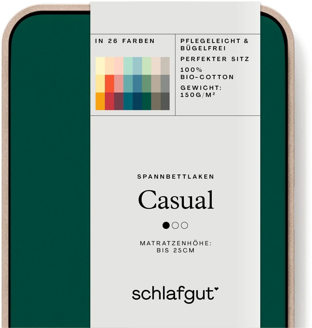 Schlafgut Spannbettlaken CASUAL u.a. in Gr. günstig online kaufen