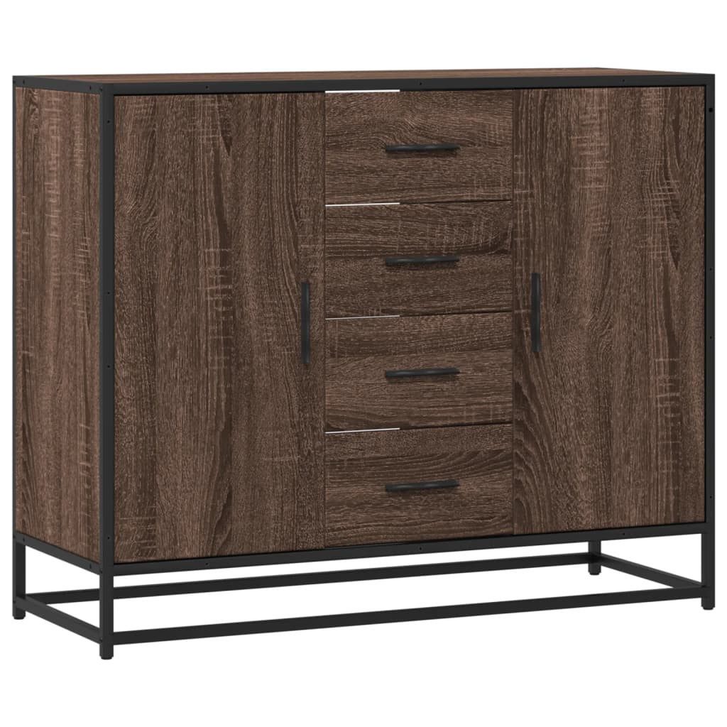 vidaXL Sideboard Sideboard Braun Eichen-Optik 92x35x76 günstig online kaufen