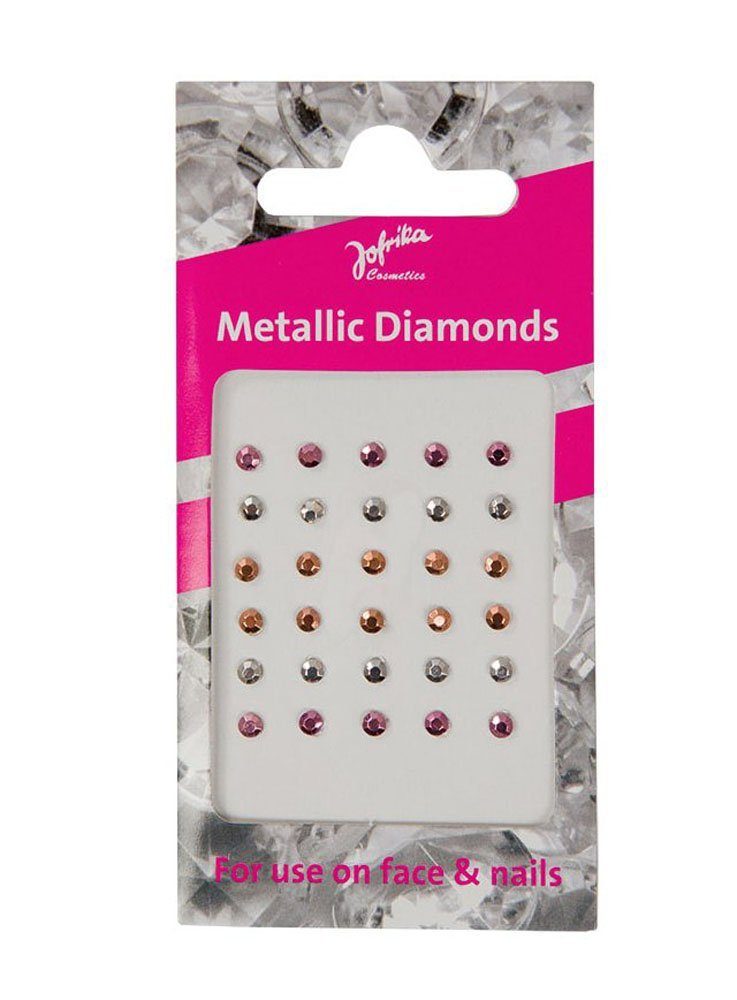 Rubie´s Theaterschminke Glitzersteine fürs Gesicht metallisch, Selbstklebende Strassteine für die Haut