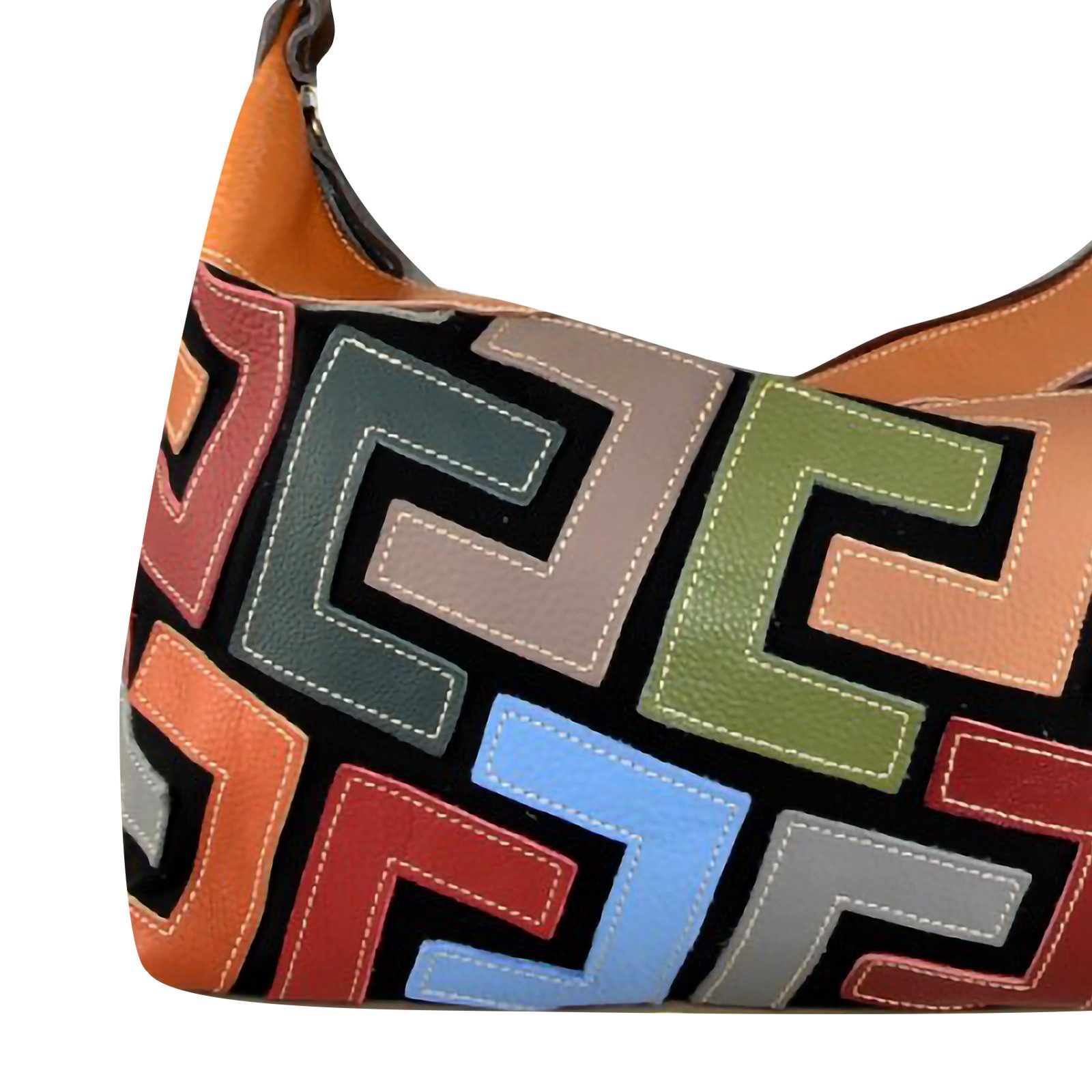 FLORENCE Schultertasche Florence ital. Damen Shopper günstig online kaufen