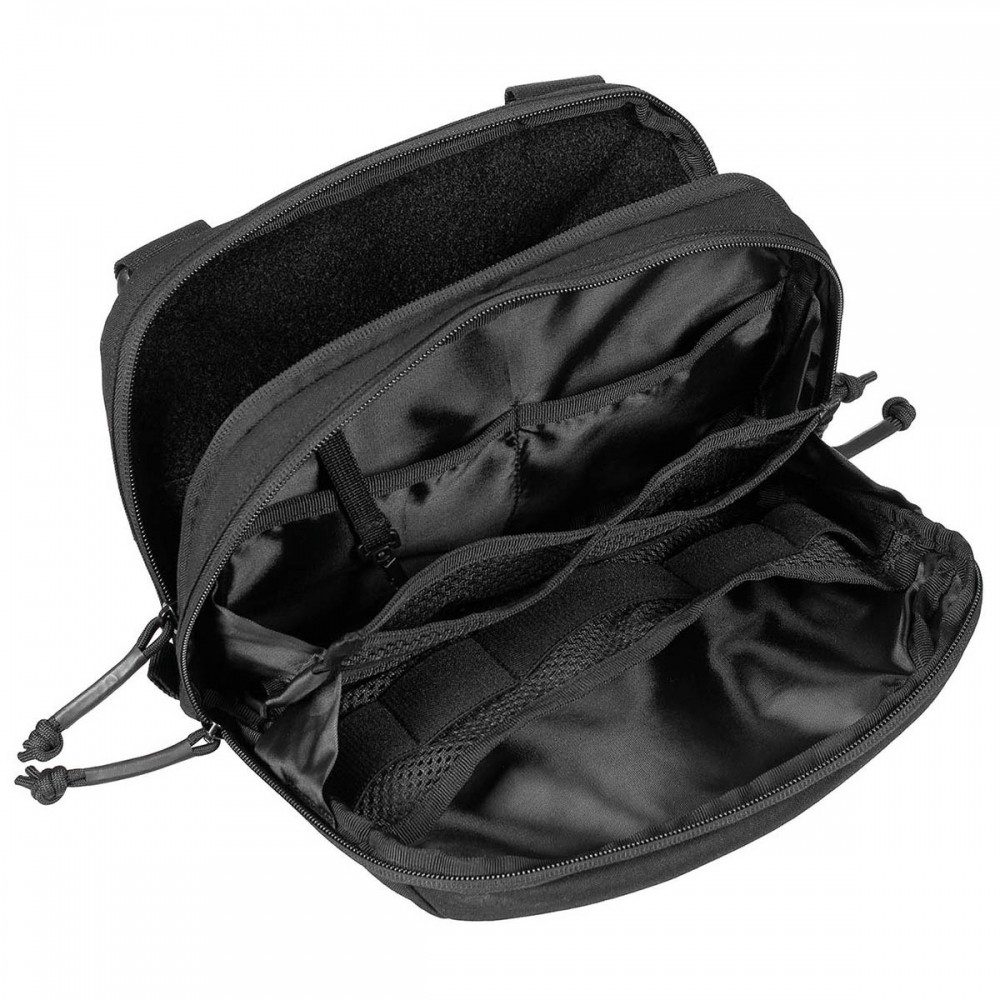 MFH Schultertasche Chest Pack, Recon, schwarz - Farbe: schwarz (Brusttasche mit Schultertragesystem)