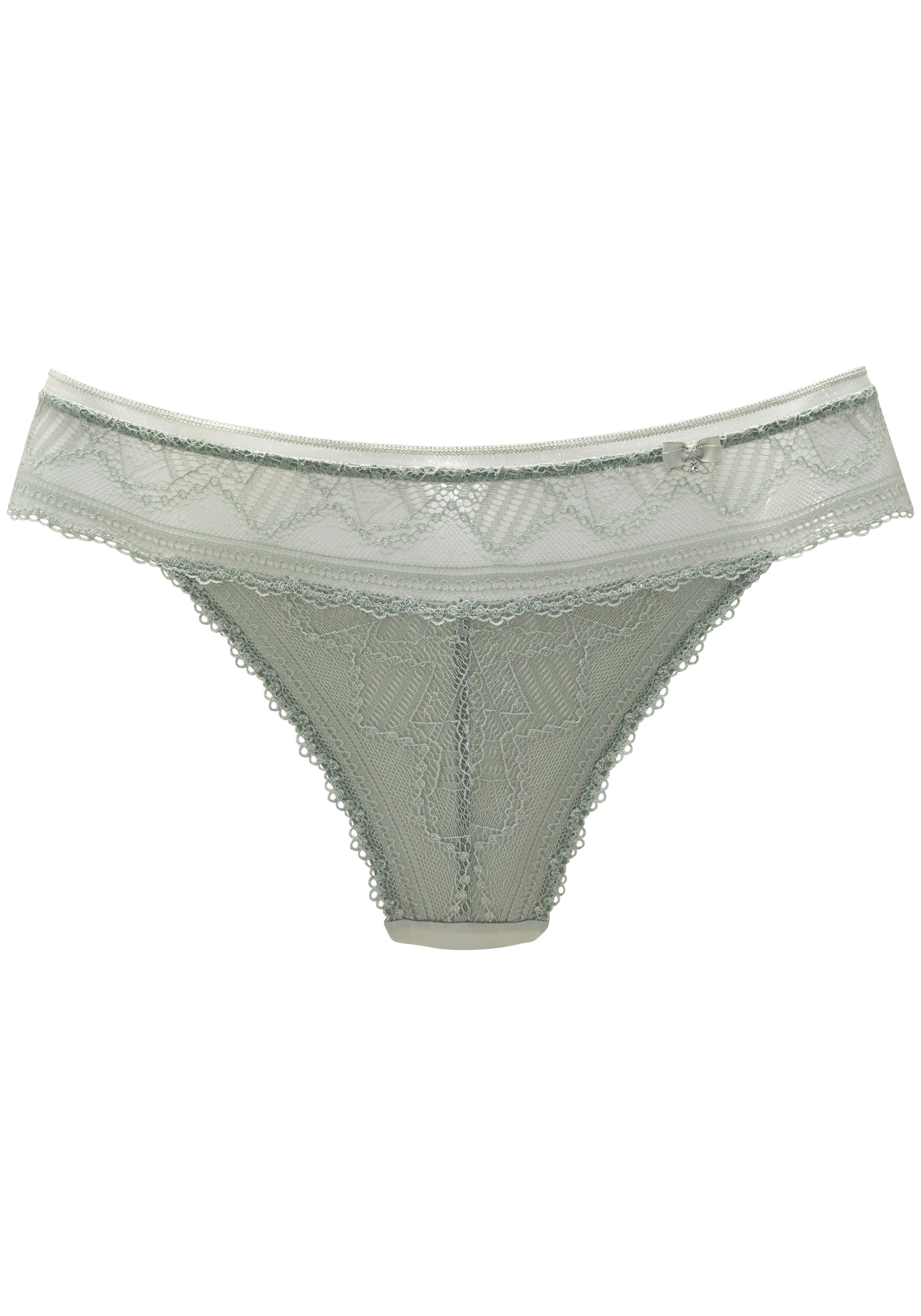 LASCANA String Tiziana mit anteilig recycelter Spitze