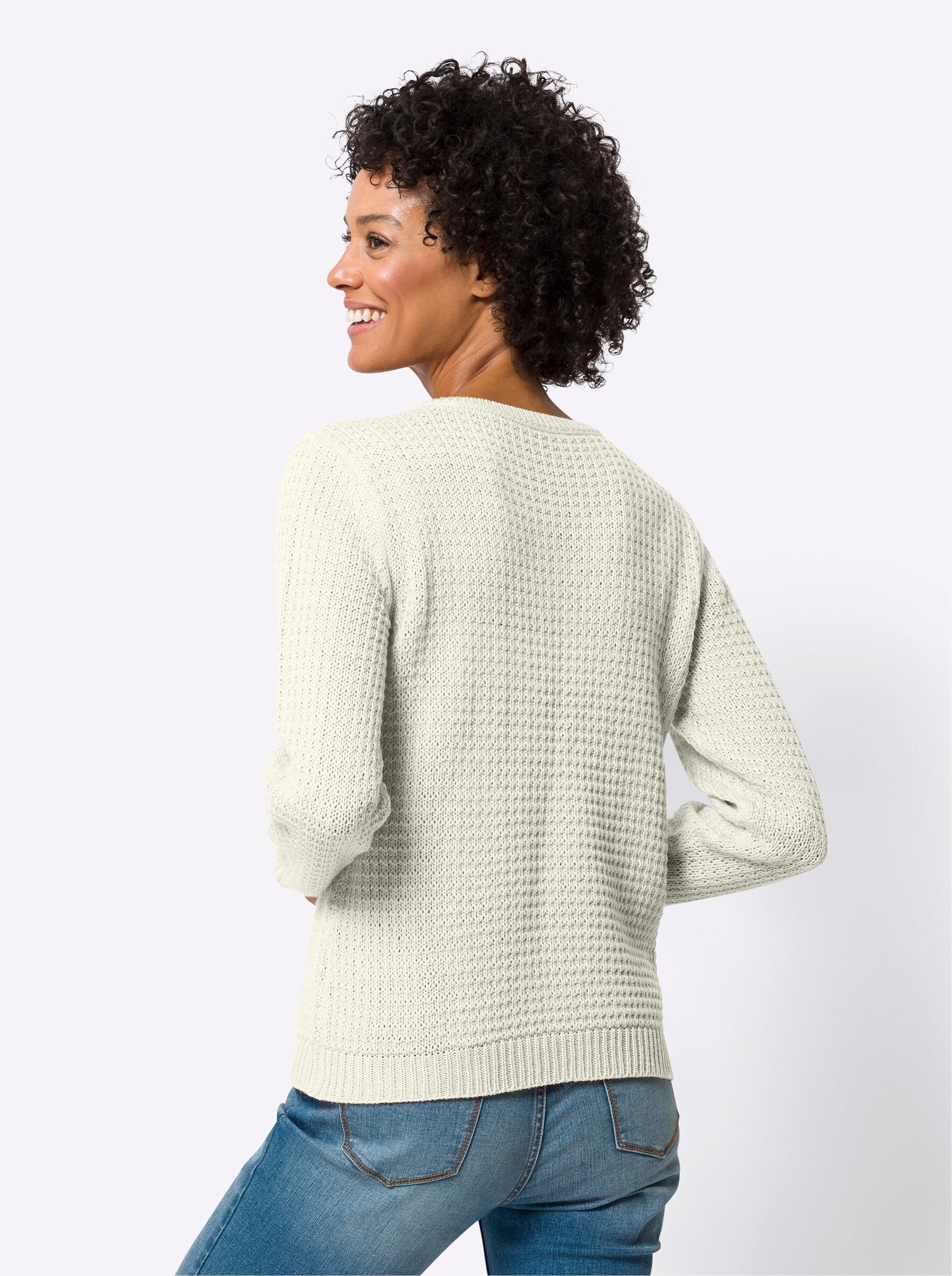 Sieh an! Strickpullover Langarm-Pullover . günstig online kaufen
