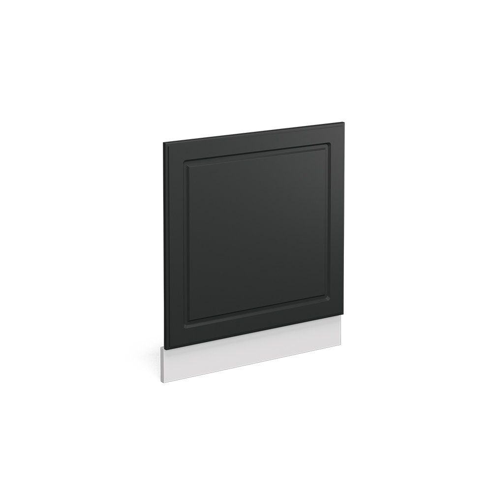 Frontblende R-Line, Anthrazit Landhaus/Weiß, 60 cm ohne Arbeitsplatte