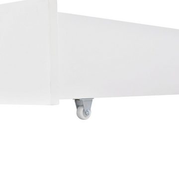 REDOM Bett Doppelbett, Kinderbett, Gitterbett, 200x90cm (mit 2 MDF-Schubladen, Schubladen auf Rollen, Lattenrost aus Kiefer), Ohne Matratze