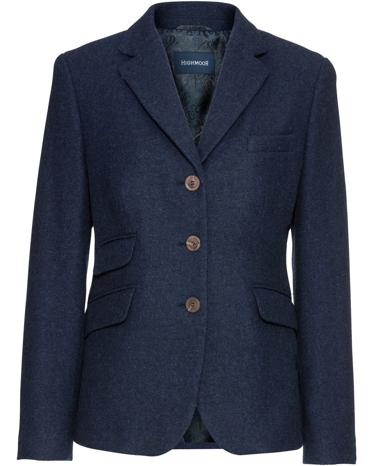 Highmoor Jackenblazer Tweedblazer mit Lodenkontrast günstig online kaufen
