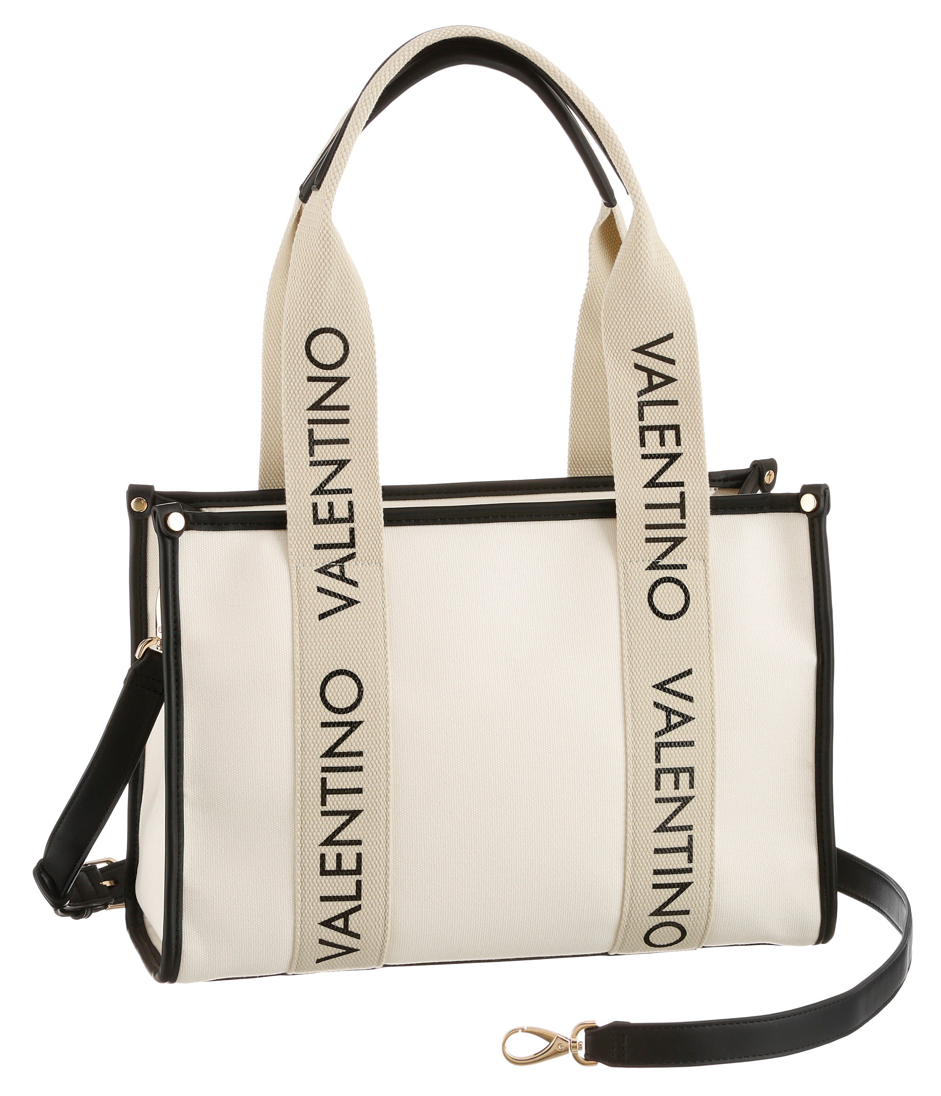 VALENTINO BAGS Shopper SHOPPING CANDLE, mit Kunstlederbesatz