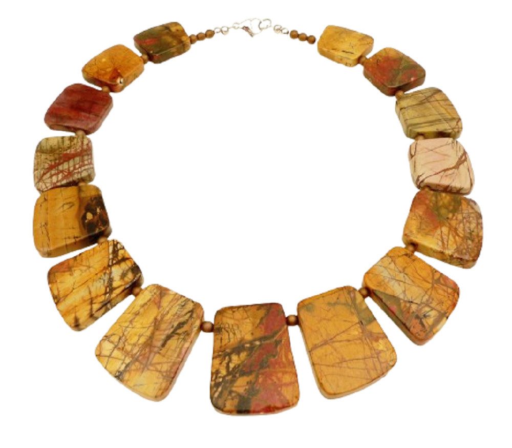 traumschmuck Statementkette 197a Statement Halskette Edelstein günstig online kaufen