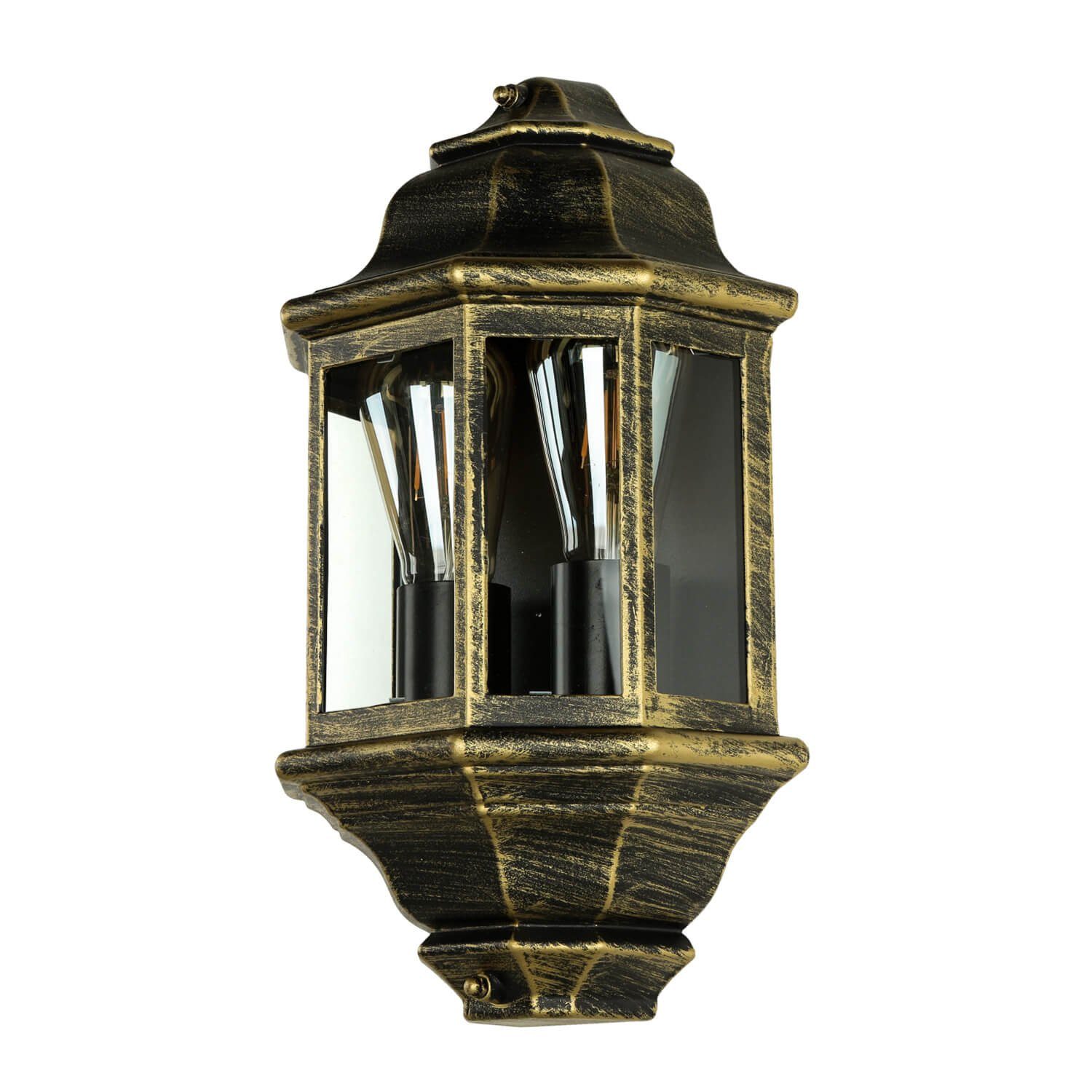 Rustikale für LIVORNO, Licht-Erlebnisse Wandlampe außen ohne Gold Außen-Wandleuchte Antik Leuchtmittel, Schiffsleuchte