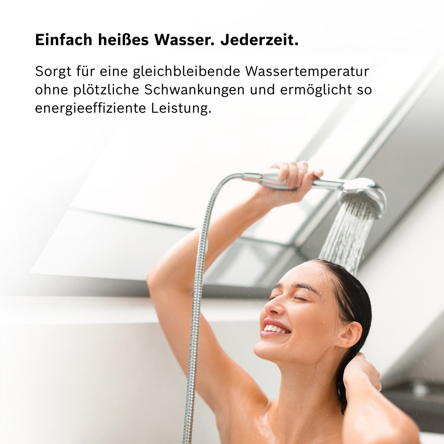 BOSCH Durchlauferhitzer Tronic Comfort, Plus, Umschaltbar, druckfest, stufenlose Temperaturwahl, moderne Glas-Optik