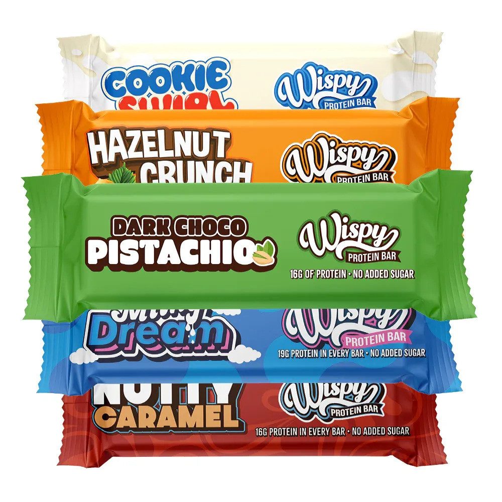 Wispynutrition Protein Bar 10x55g - Nutty Caramel Riegel, 600 g, Riegel