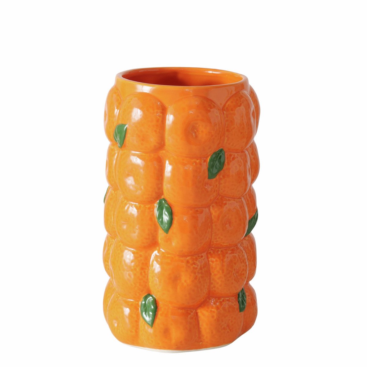BOLTZE Dekovase Vase 3D Optik ORANGE