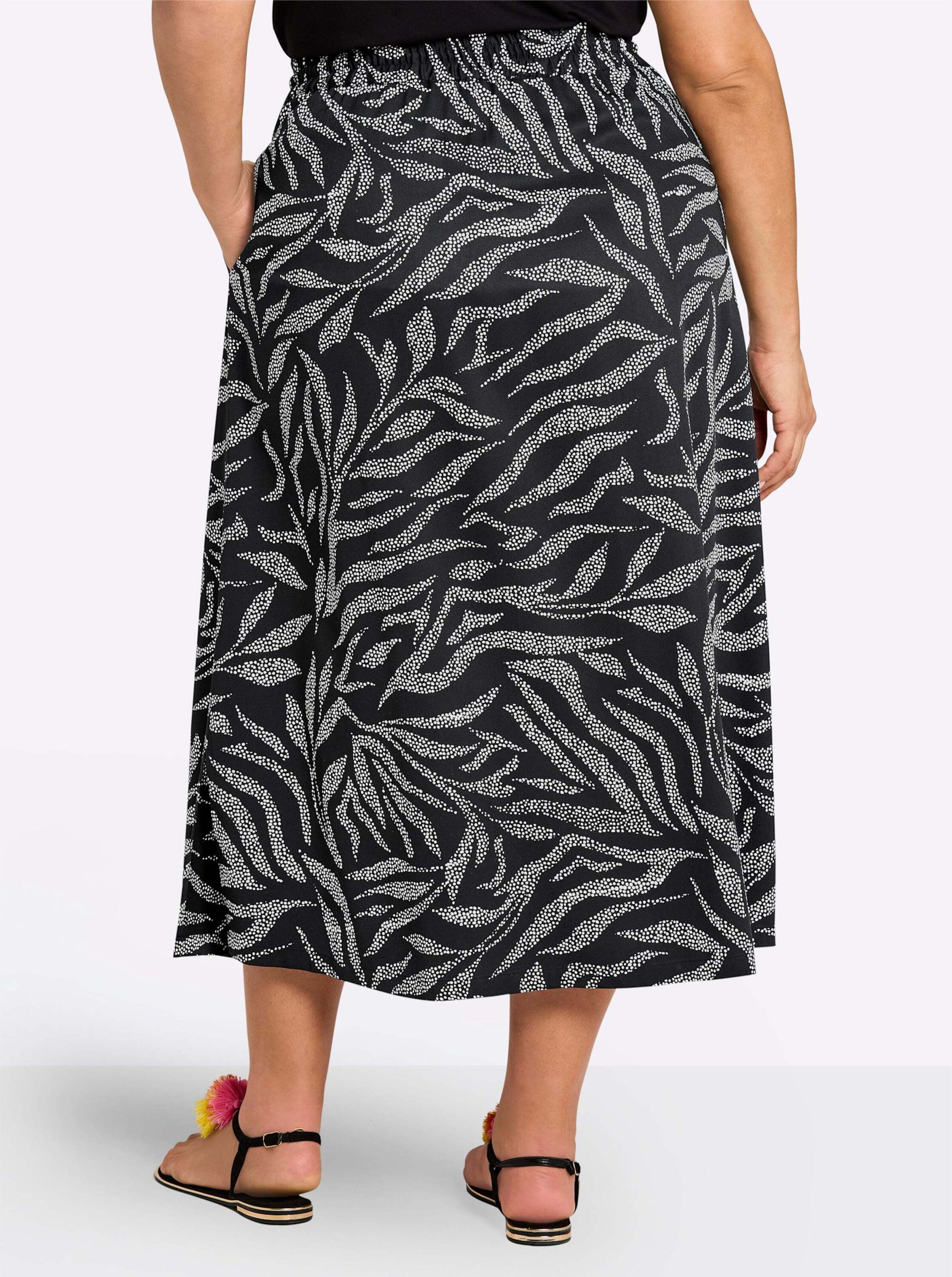 Sheego A-Linien-Rock Webrock .