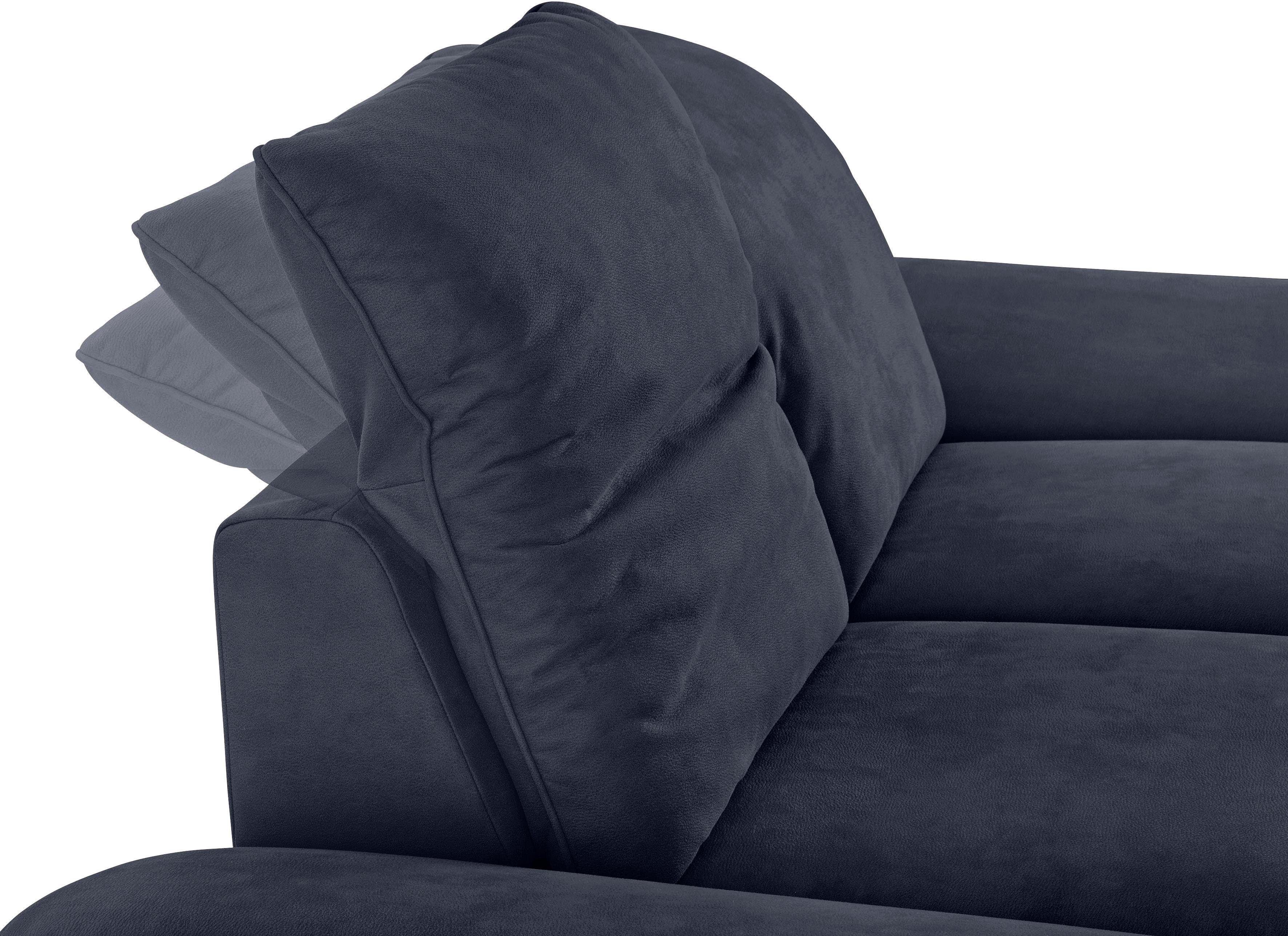 W.SCHILLIG 2-Sitzer enjoy&MORE, mit Sitztiefenverstellung, silber Füße Breite cm matt, 202